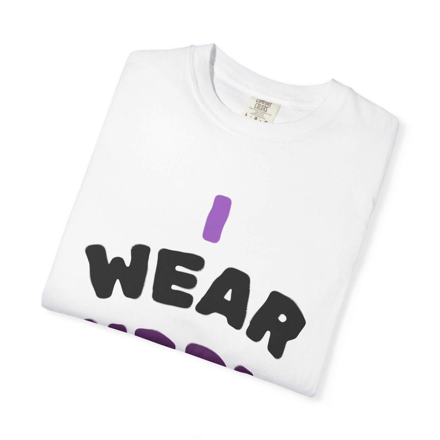 Unisex Awareness T-Shirt - I Wear Purple for My Sister, Supportive Gift for Awareness Month, Advocacy Tee, Cancer Awareness Shirt, [...]