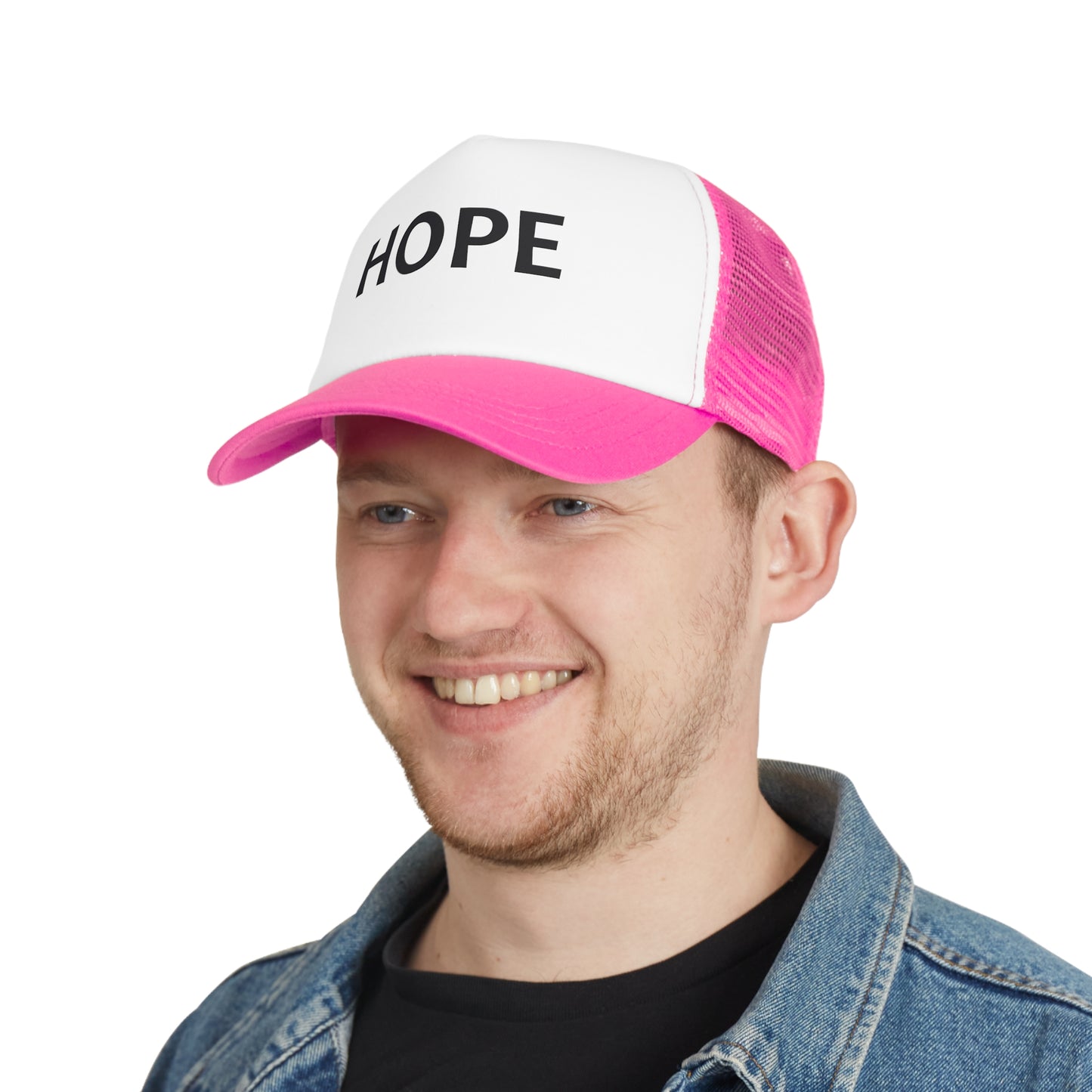 Inspirational Mesh Cap - HOPE Hat, Adjustable Trucker Cap, Motivational Gift, Casual Style, Outdoor Gear, Trendy Headwear