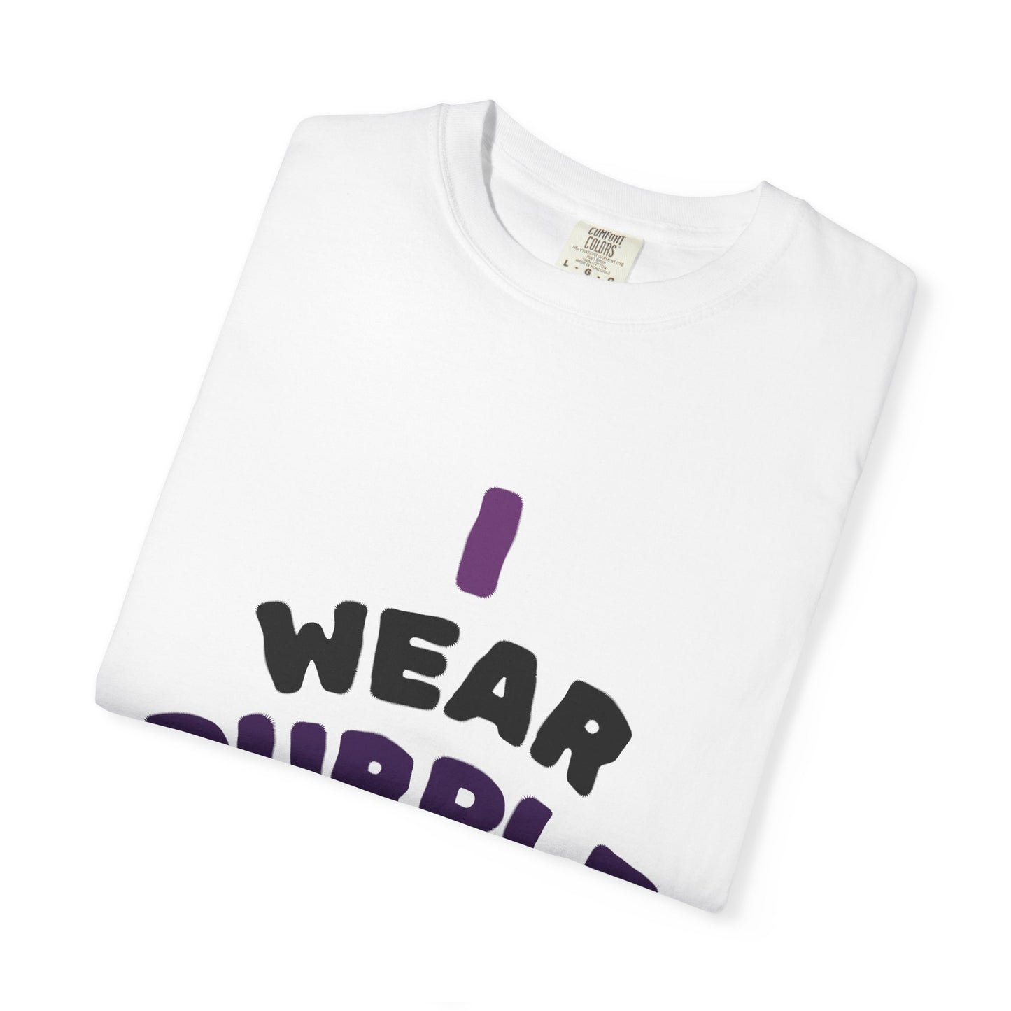 For Mom Purple T-Shirt for Awareness, Gift for Mom, Family Reunion, Cancer Support Apparel, Comfortable Casual Wear