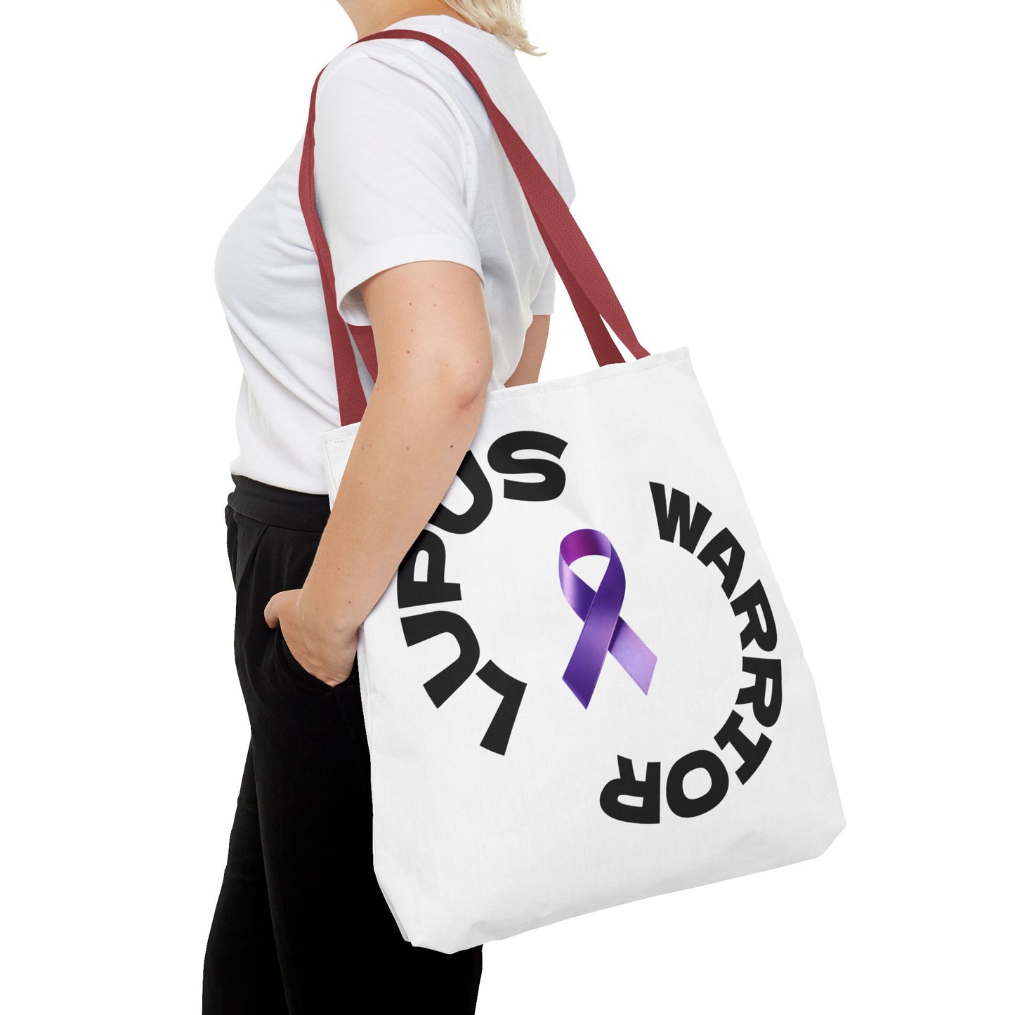 Empowering Lupus Warrior Tote Bag for Awareness, Durable Tote for Caregivers, Supportive Gift for Patients, Awareness Event Bag, [...]