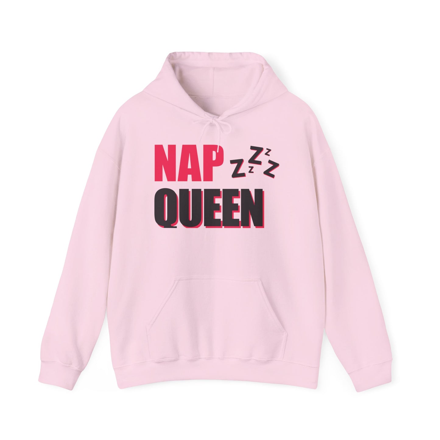 Nap Queen Hoodie, Comfy Sweatshirt for Nappers, Cozy Lounge Wear, Perfect Gift for Sleep Lovers, Fun Pajama Top