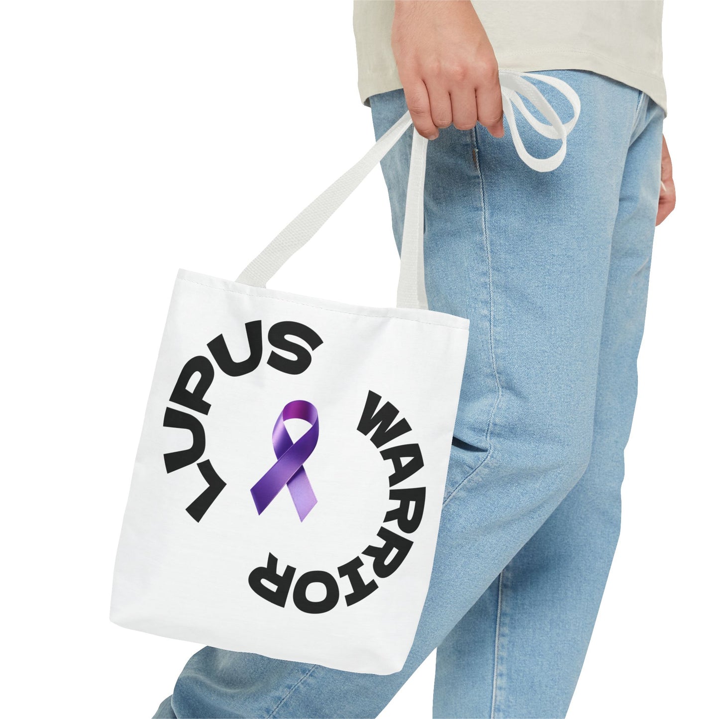 Empowering Lupus Warrior Tote Bag for Awareness, Durable Tote for Caregivers, Supportive Gift for Patients, Awareness Event Bag, [...]