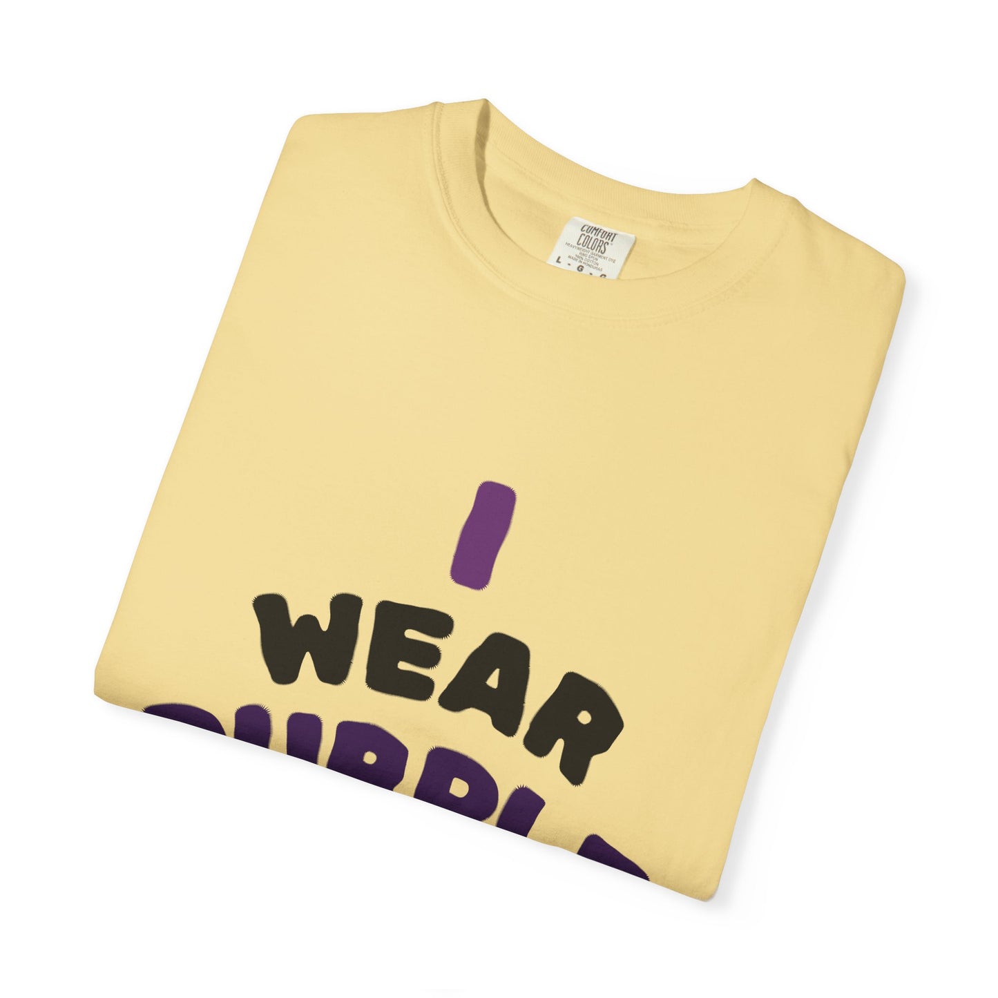 For Mom Purple T-Shirt for Awareness, Gift for Mom, Family Reunion, Cancer Support Apparel, Comfortable Casual Wear