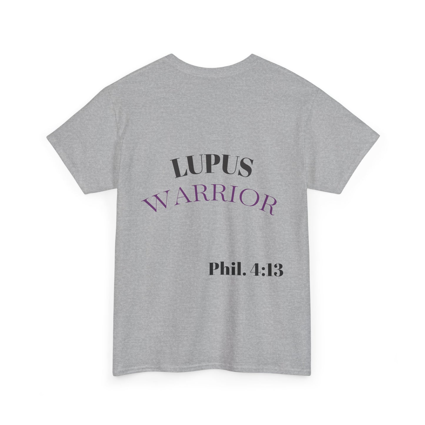 Purple Warrior Tee for Lupus Awareness, Unisex Cotton Shirt, Lupus Fighter Gift, Awareness Month Tee, Inspirational Shirt