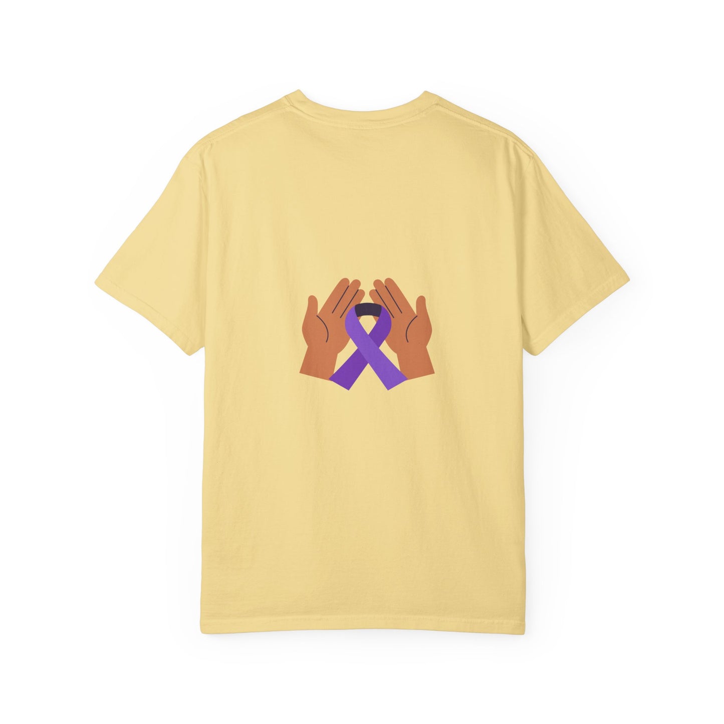 For Mom Purple T-Shirt for Awareness, Gift for Mom, Family Reunion, Cancer Support Apparel, Comfortable Casual Wear