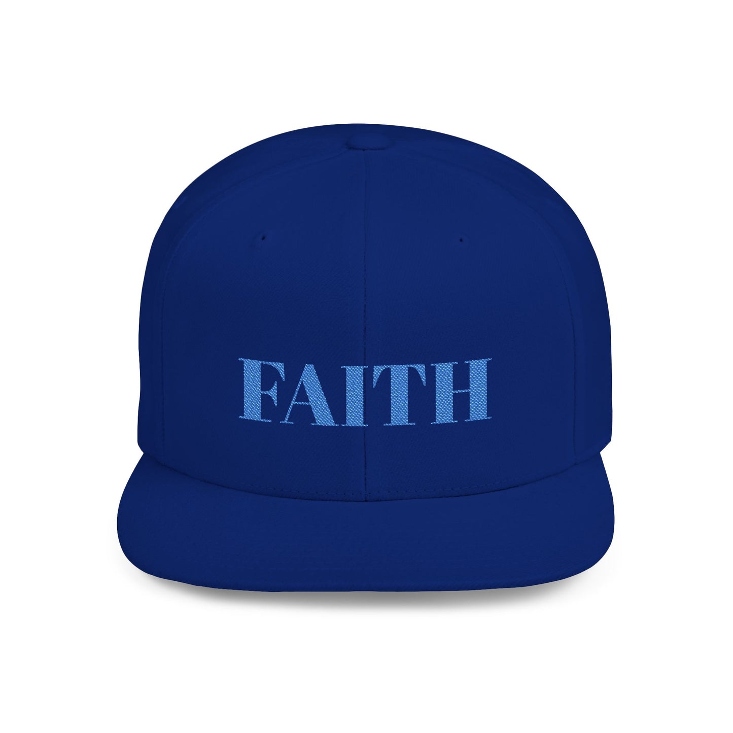 Faith Flat Bill Snapback Hat - Stylish Faith Cap, Streetwear Hat, Gift for Him/Her, Trendy Faith Merchandise, Casual Wear Accessory