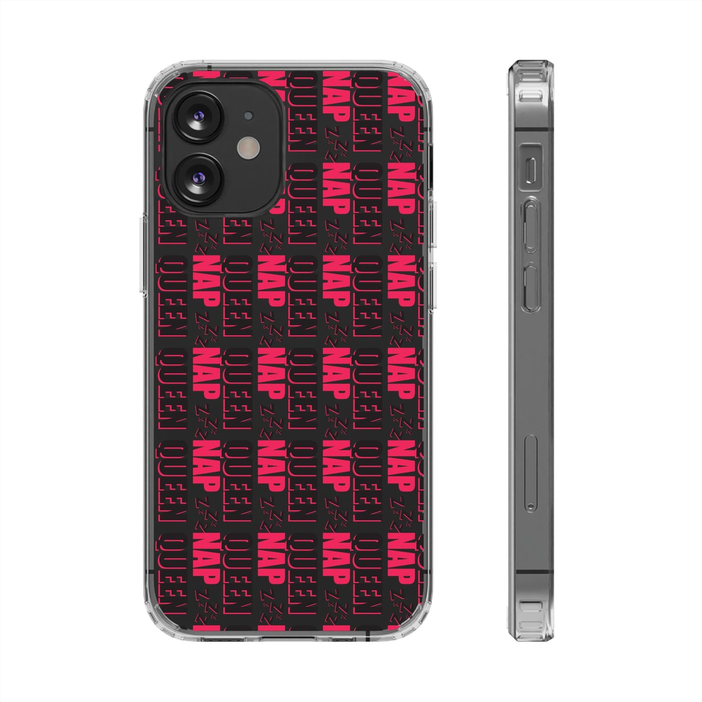 Clear Impact-Resistant Phone Case - Fun Nap Design, Phone Cover, Gift for Students, Trendy Accessories, Unique Birthday Gift, Holiday [...]