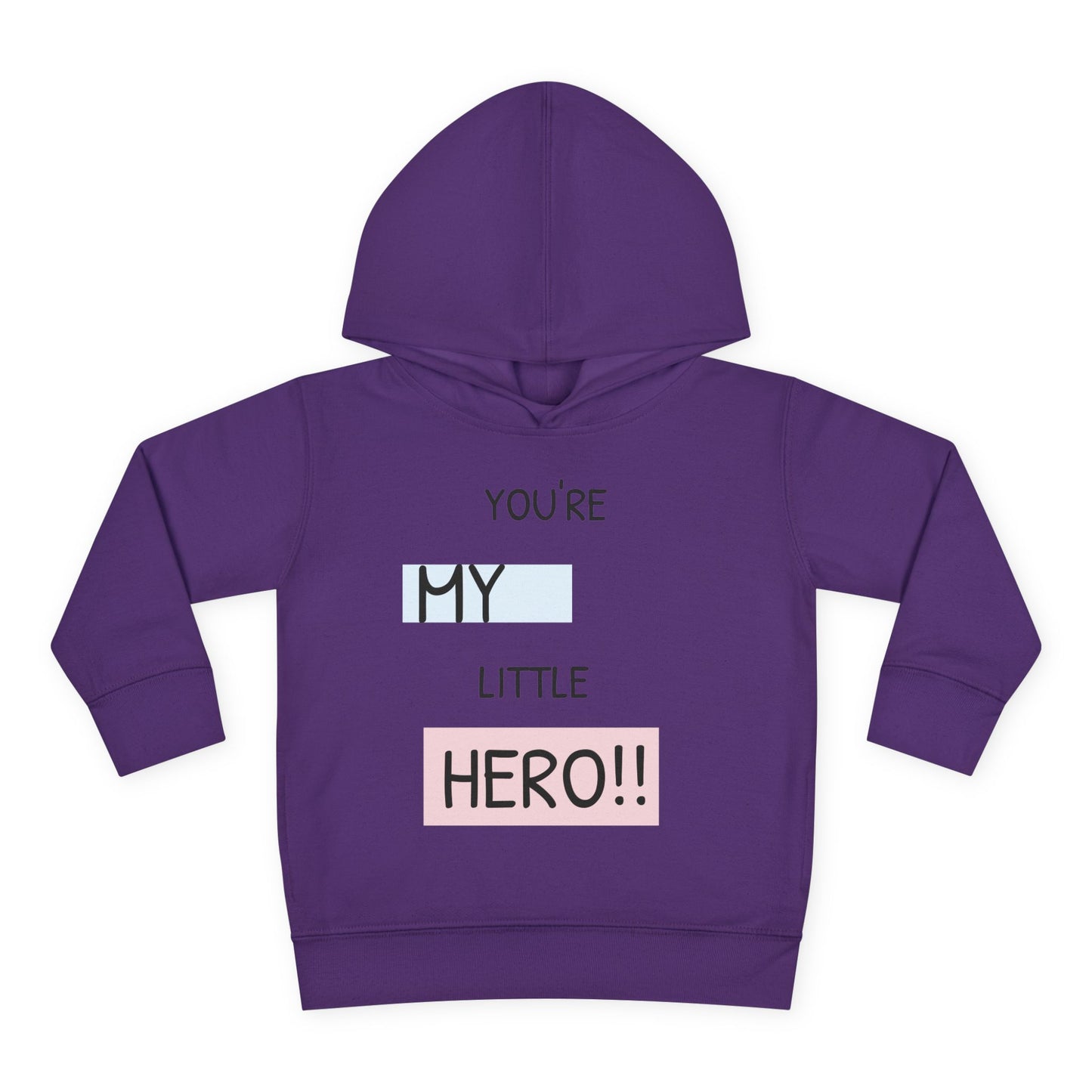 Toddler Hero Hoodie, Cute Kids Pullover, Fleece Hoodie for Boys and Girls, Kids Gift for Birthdays, Toddler Fashion