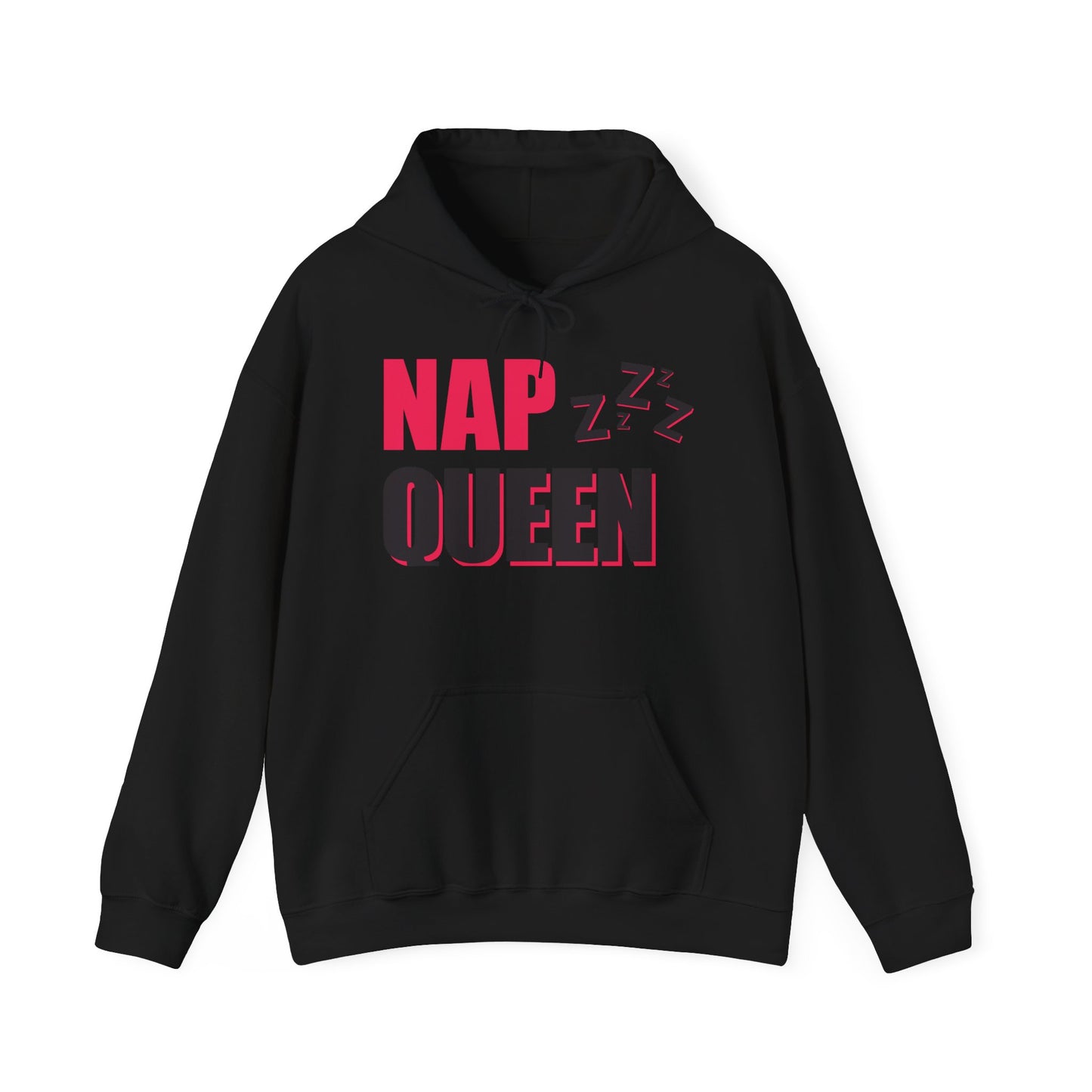 Nap Queen Hoodie, Comfy Sweatshirt for Nappers, Cozy Lounge Wear, Perfect Gift for Sleep Lovers, Fun Pajama Top
