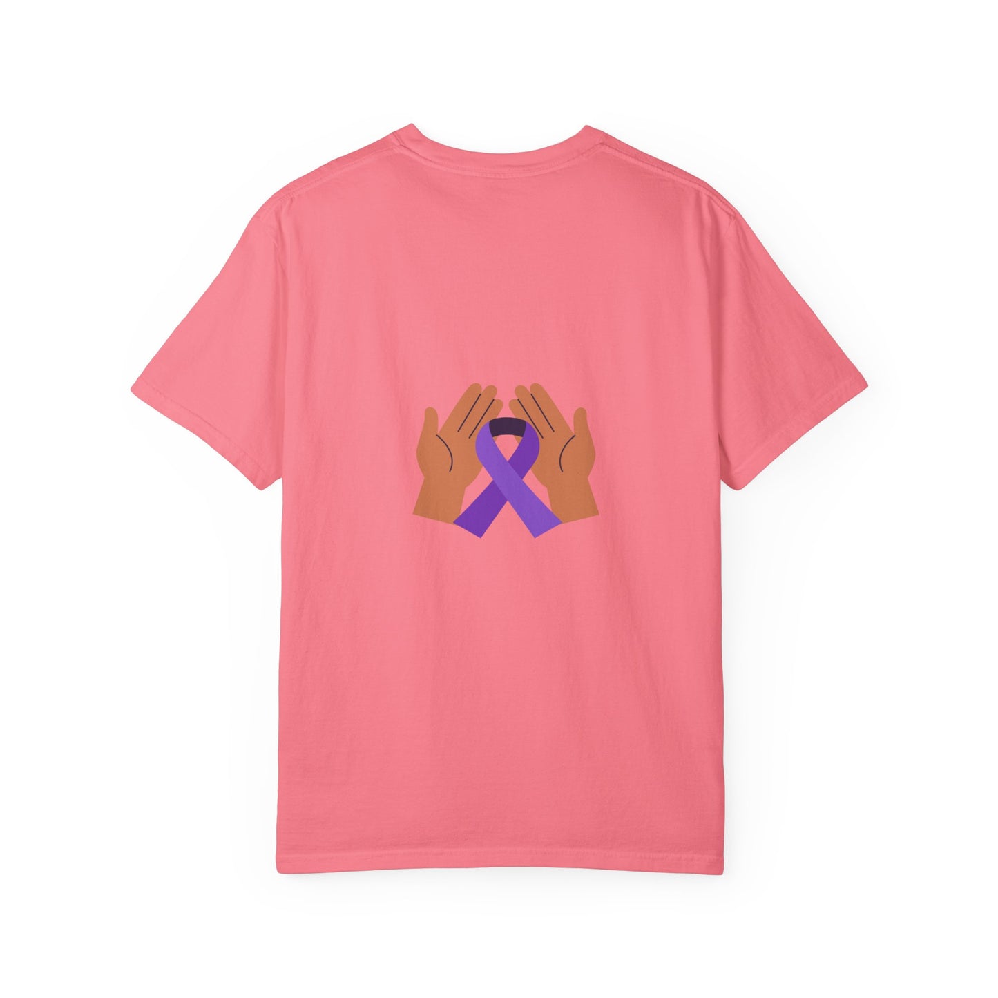 For Mom Purple T-Shirt for Awareness, Gift for Mom, Family Reunion, Cancer Support Apparel, Comfortable Casual Wear