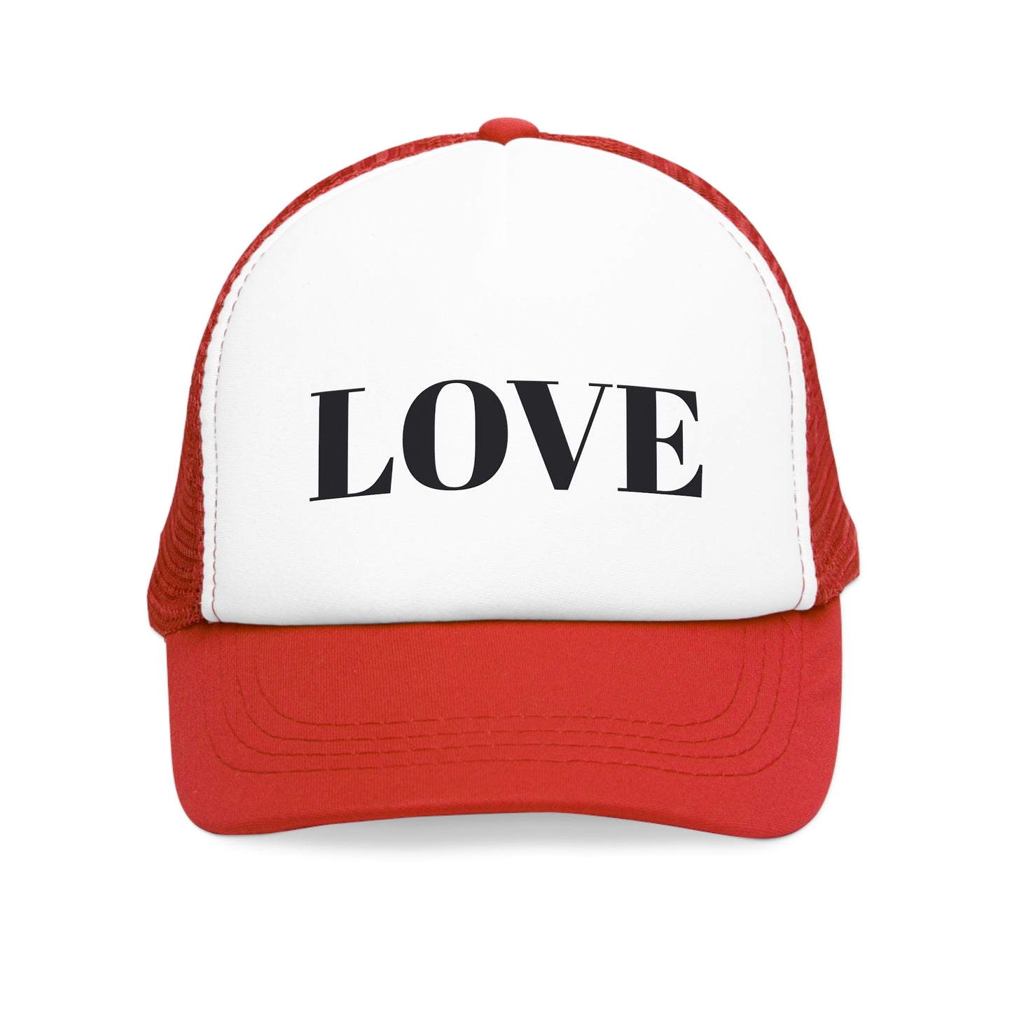 Love Mesh Cap - Trendy Trucker Hat, Perfect for Festivals, Casual Outings, Gifts for Her, Stylish Summer Accessory
