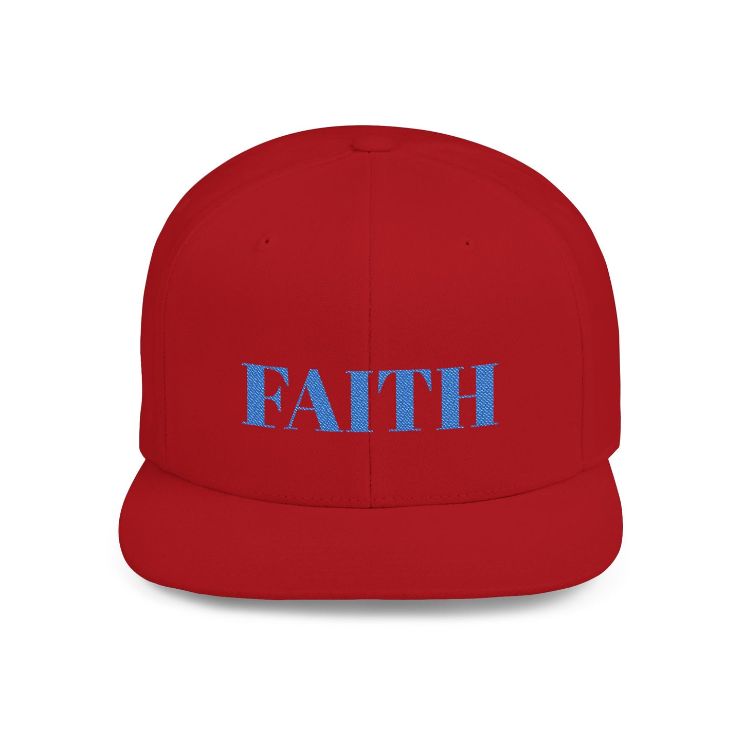 Faith Flat Bill Snapback Hat - Stylish Faith Cap, Streetwear Hat, Gift for Him/Her, Trendy Faith Merchandise, Casual Wear Accessory