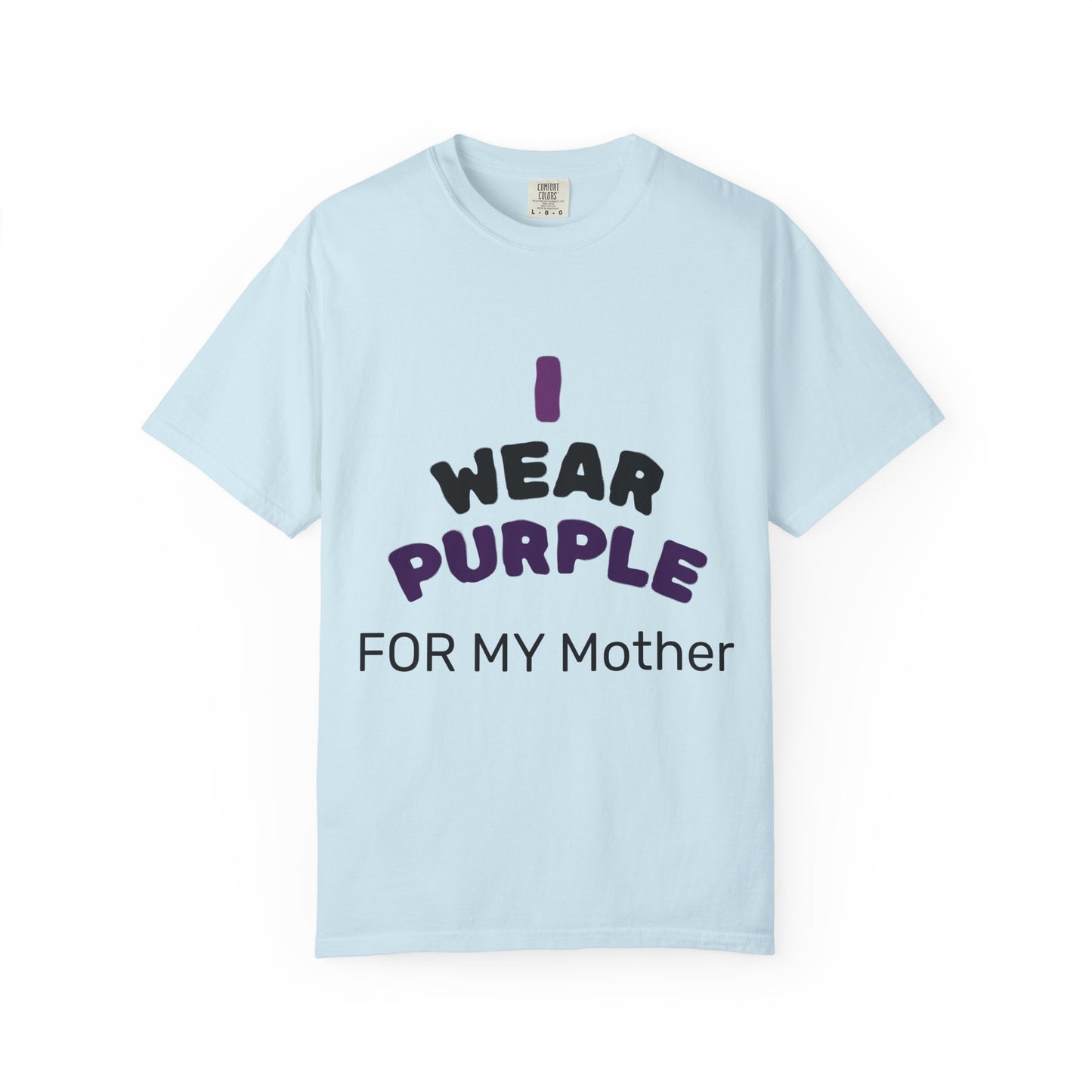 For Mom Purple T-Shirt for Awareness, Gift for Mom, Family Reunion, Cancer Support Apparel, Comfortable Casual Wear