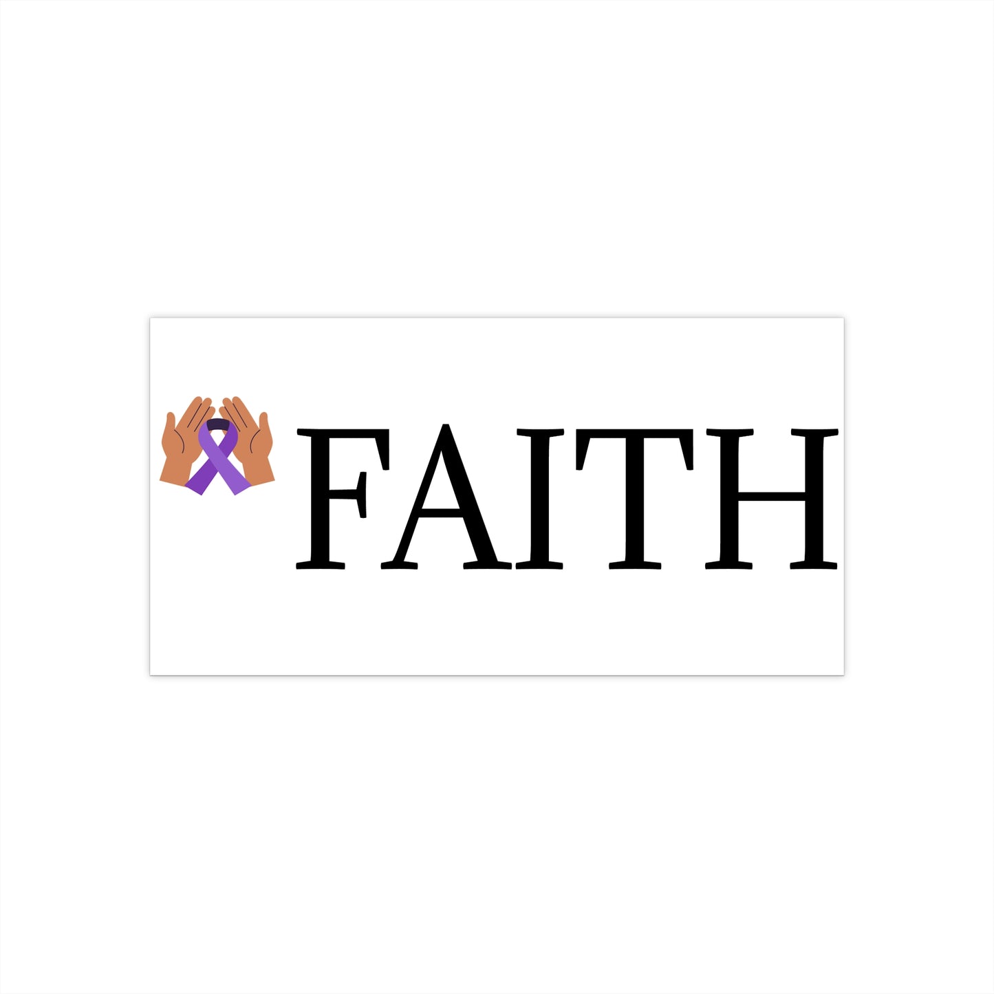 Faith Bumper Stickers | Inspirational Car Decals, Support Stickers, Positive Vibes, Auto Accessories, Faith Decor