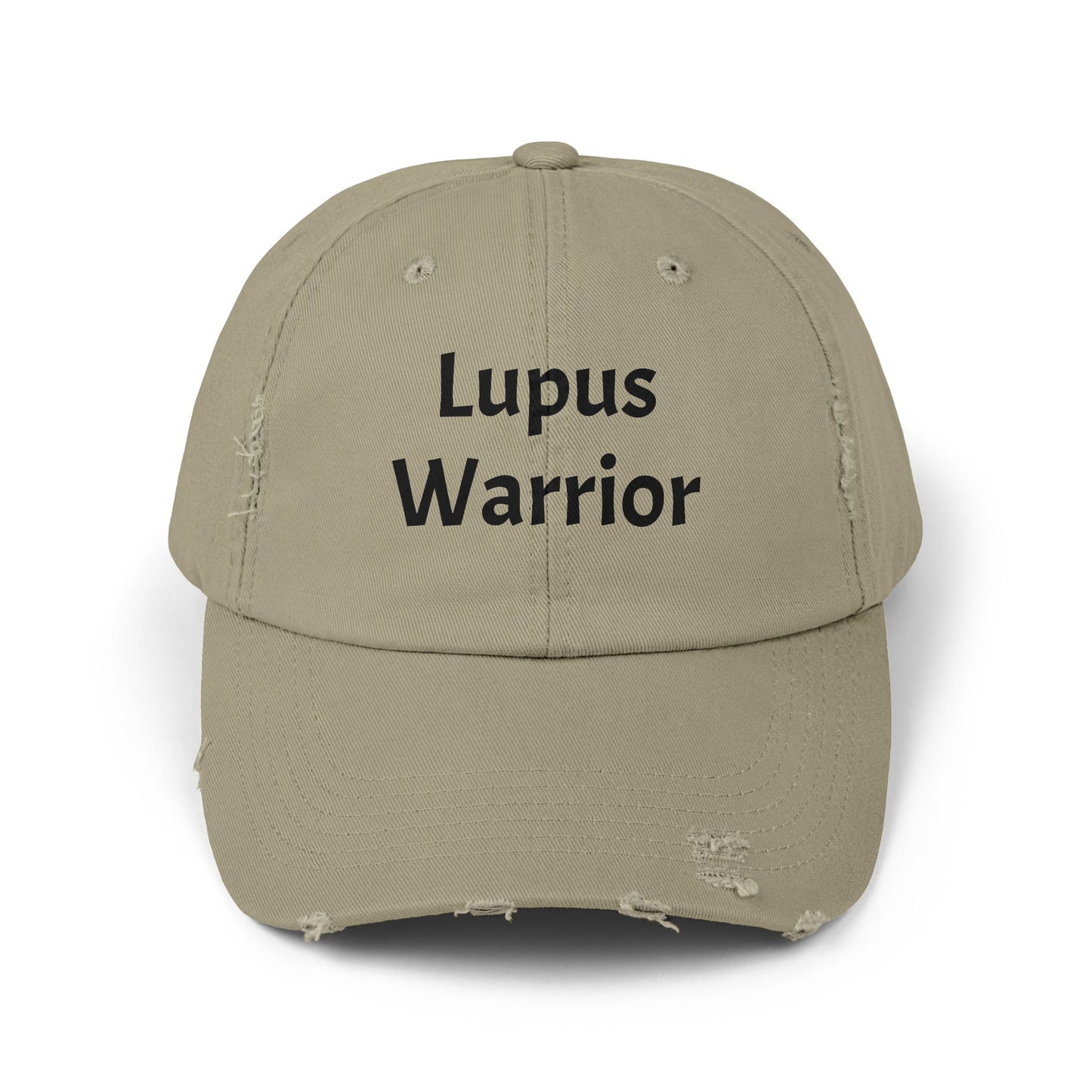 Unisex Distressed Cap for Lupus Warriors, Inspirational Hat for Awareness Events, Gift for Patients, Support Cap, Casual Accessory
