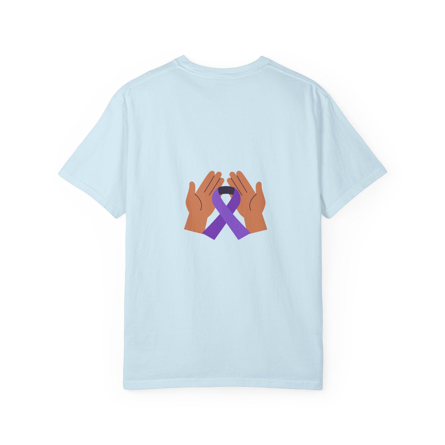 For Mom Purple T-Shirt for Awareness, Gift for Mom, Family Reunion, Cancer Support Apparel, Comfortable Casual Wear