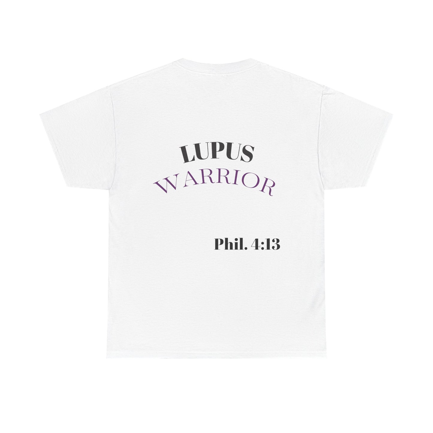 Purple Warrior Tee for Lupus Awareness, Unisex Cotton Shirt, Lupus Fighter Gift, Awareness Month Tee, Inspirational Shirt