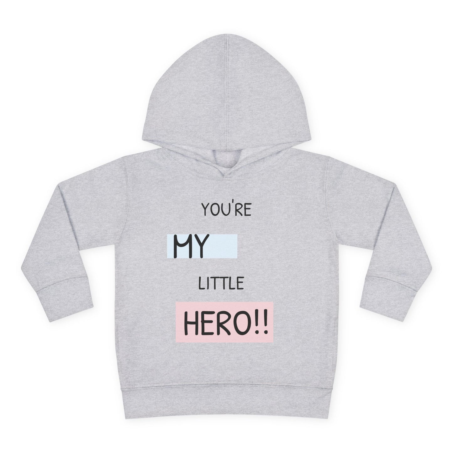 Toddler Hero Hoodie, Cute Kids Pullover, Fleece Hoodie for Boys and Girls, Kids Gift for Birthdays, Toddler Fashion