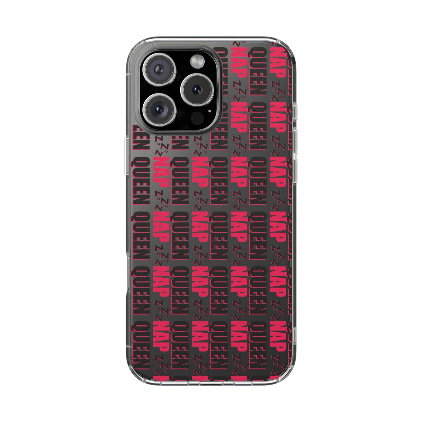 Clear Impact-Resistant Phone Case - Fun Nap Design, Phone Cover, Gift for Students, Trendy Accessories, Unique Birthday Gift, Holiday [...]