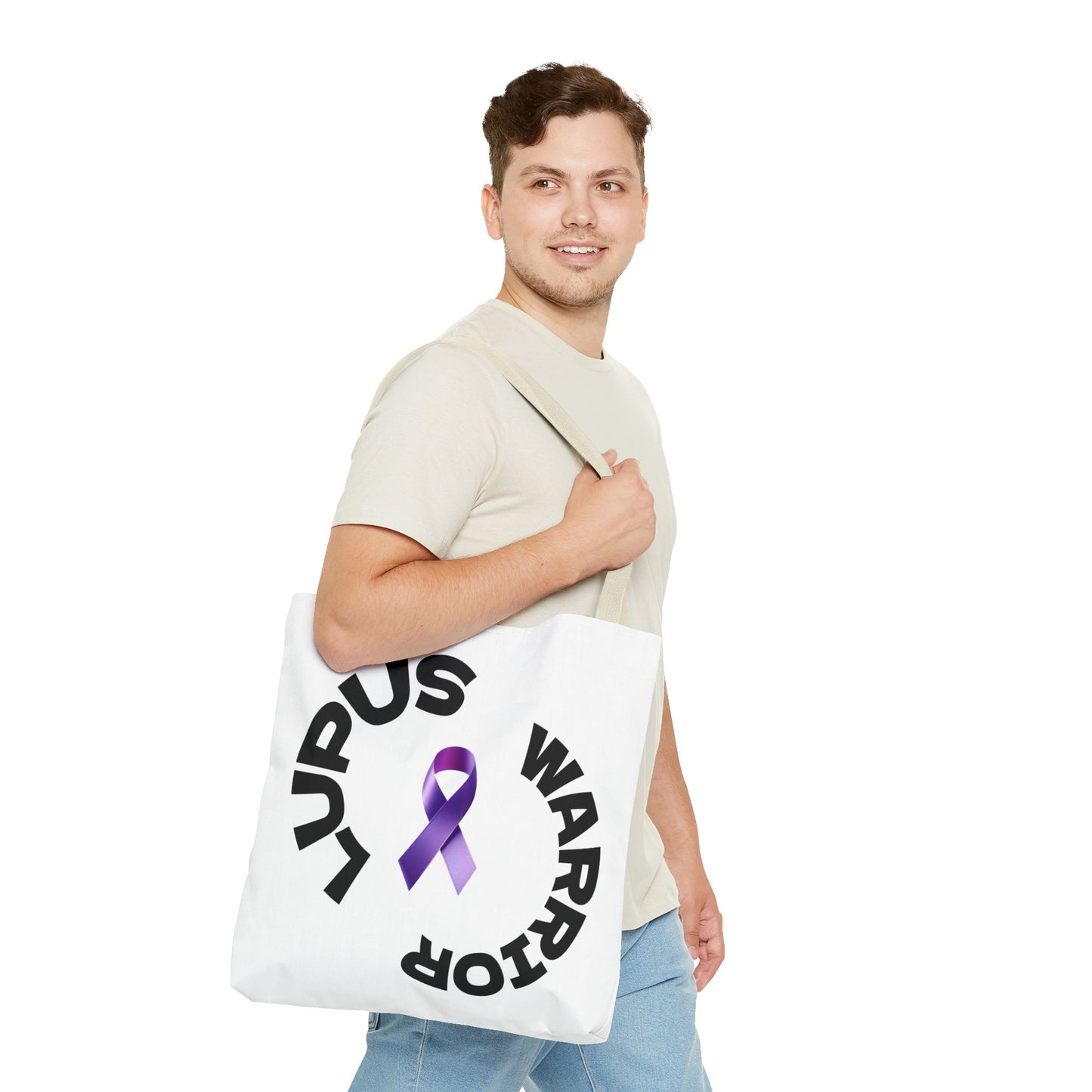 Empowering Lupus Warrior Tote Bag for Awareness, Durable Tote for Caregivers, Supportive Gift for Patients, Awareness Event Bag, [...]
