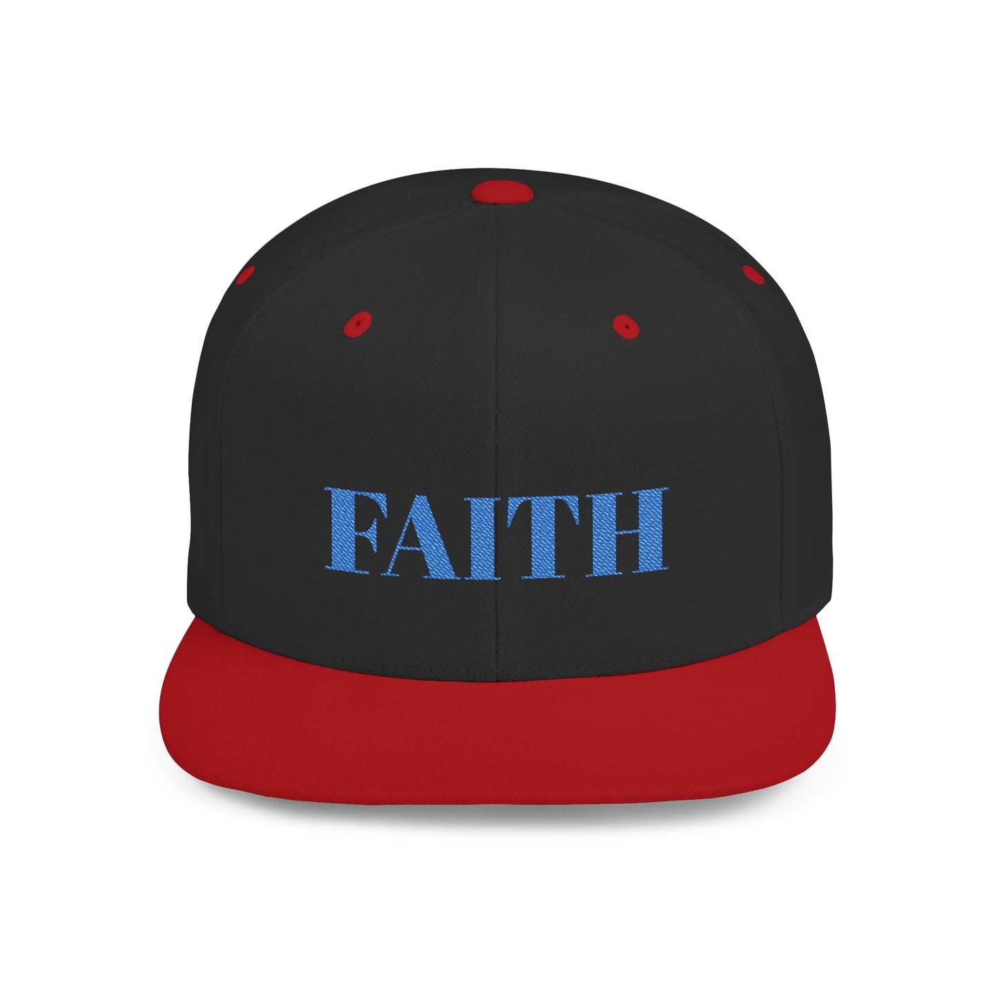 Faith Flat Bill Snapback Hat - Stylish Faith Cap, Streetwear Hat, Gift for Him/Her, Trendy Faith Merchandise, Casual Wear Accessory