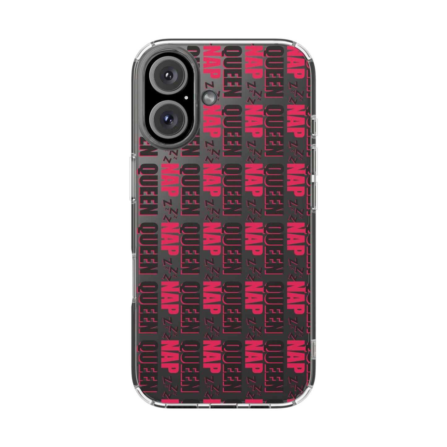 Clear Impact-Resistant Phone Case - Fun Nap Design, Phone Cover, Gift for Students, Trendy Accessories, Unique Birthday Gift, Holiday [...]