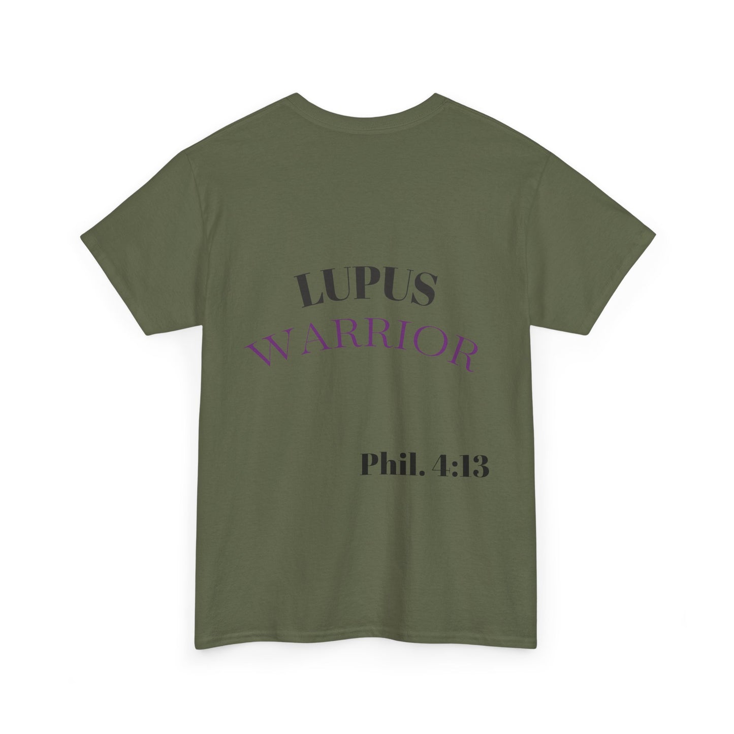 Purple Warrior Tee for Lupus Awareness, Unisex Cotton Shirt, Lupus Fighter Gift, Awareness Month Tee, Inspirational Shirt
