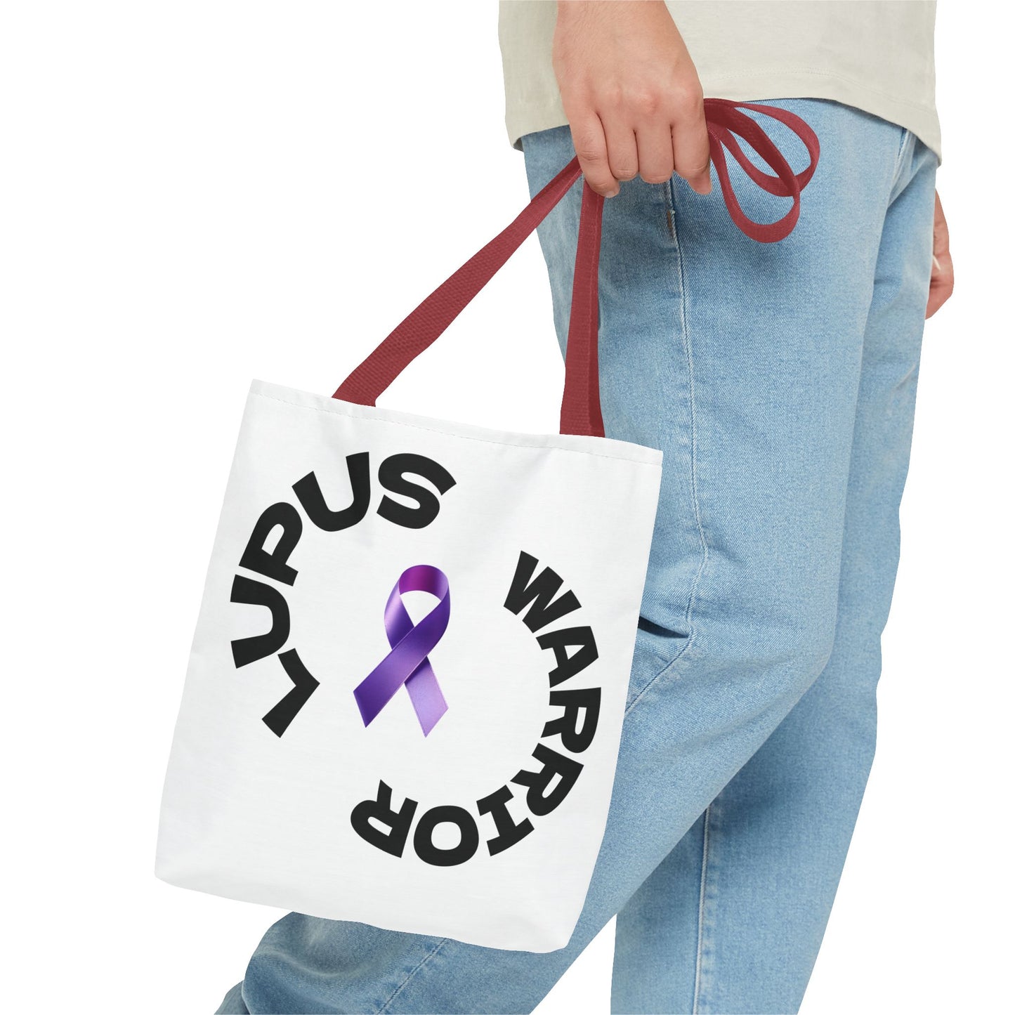 Empowering Lupus Warrior Tote Bag for Awareness, Durable Tote for Caregivers, Supportive Gift for Patients, Awareness Event Bag, [...]