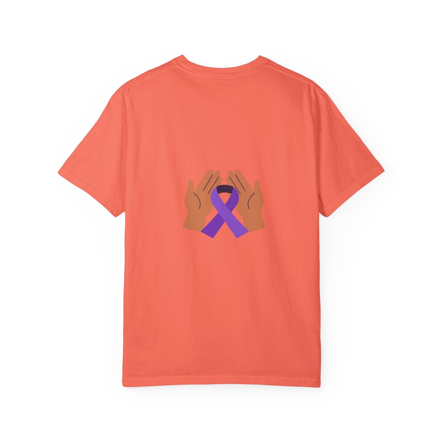 For Mom Purple T-Shirt for Awareness, Gift for Mom, Family Reunion, Cancer Support Apparel, Comfortable Casual Wear
