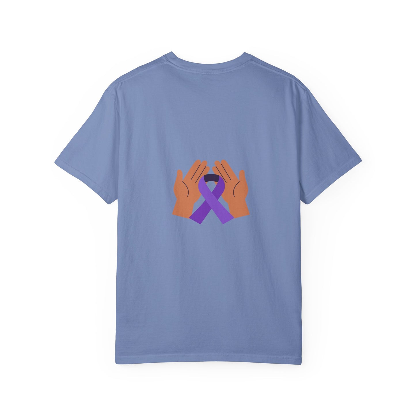 For Mom Purple T-Shirt for Awareness, Gift for Mom, Family Reunion, Cancer Support Apparel, Comfortable Casual Wear