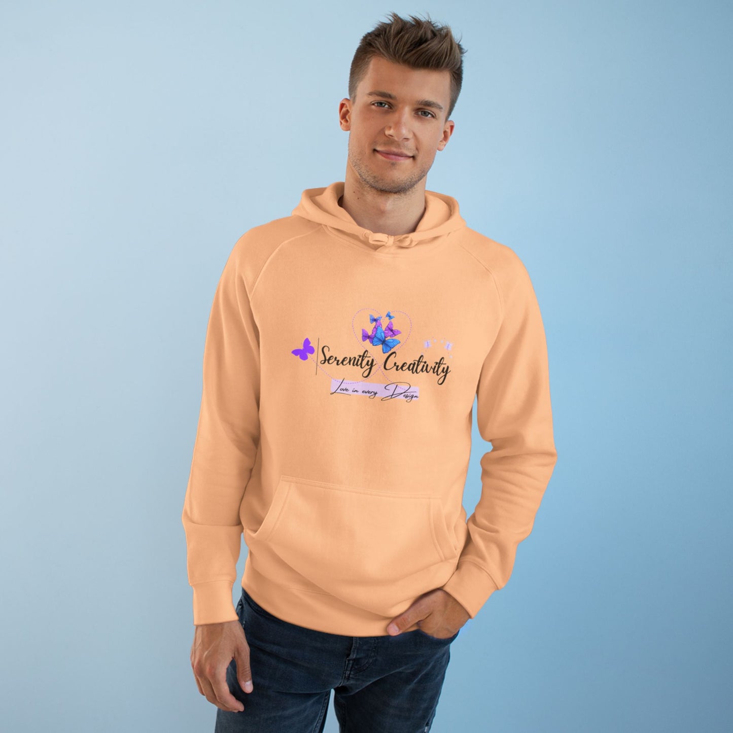 Creative Serenity Unisex Hoodie, Inspirational Gift, Cozy Sweatshirt, Comfortable Apparel, Ideal for Relaxation, Artsy Vibes