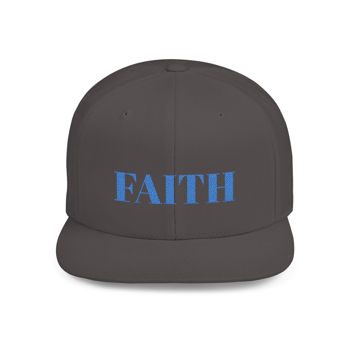 Faith Flat Bill Snapback Hat - Stylish Faith Cap, Streetwear Hat, Gift for Him/Her, Trendy Faith Merchandise, Casual Wear Accessory