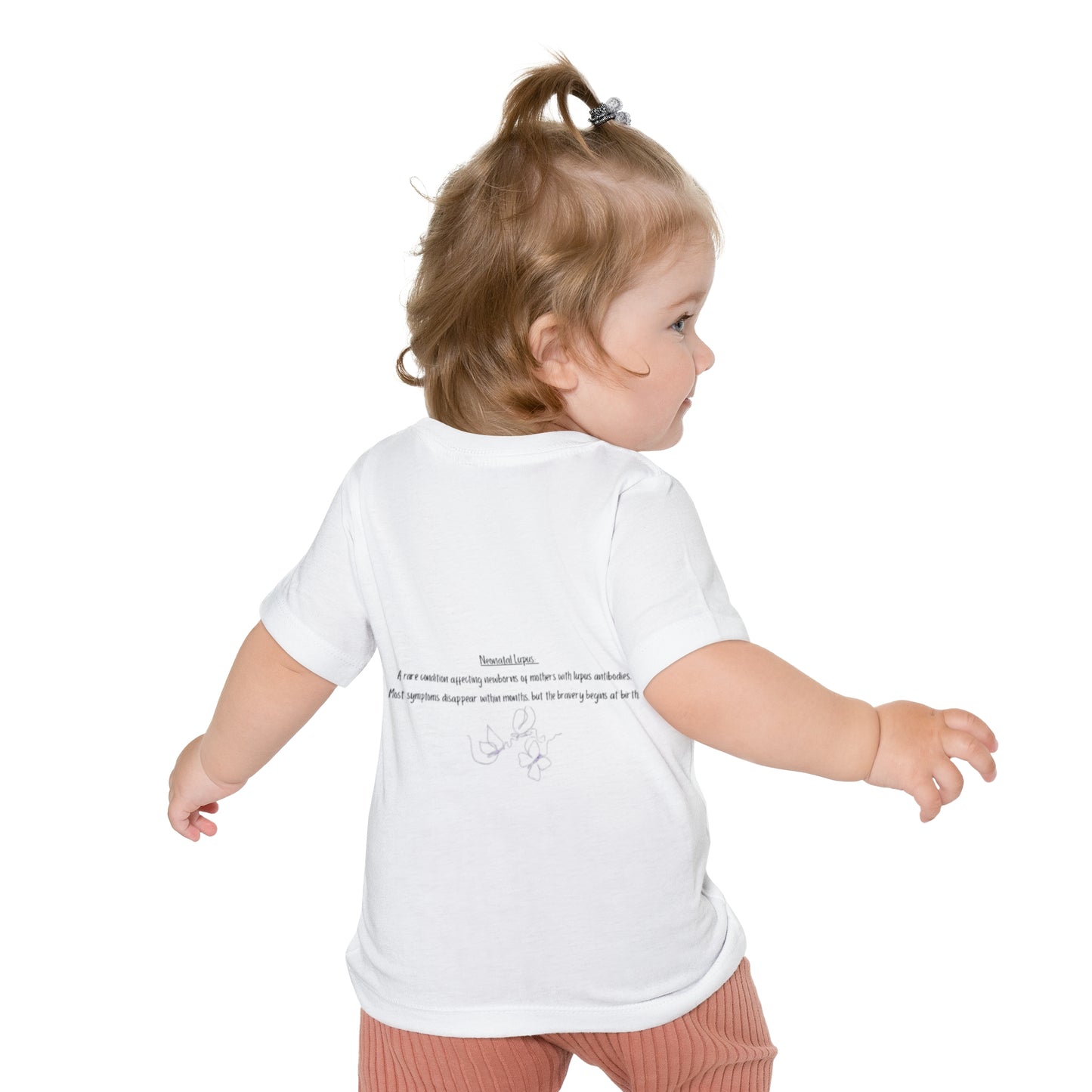 Adorable Baby Tee with Motherly Neonatal Lupus Design, Perfect for Newborn Gifts, Birthday Celebrations, Baby Showers, Casual Outings, Everyday Wear