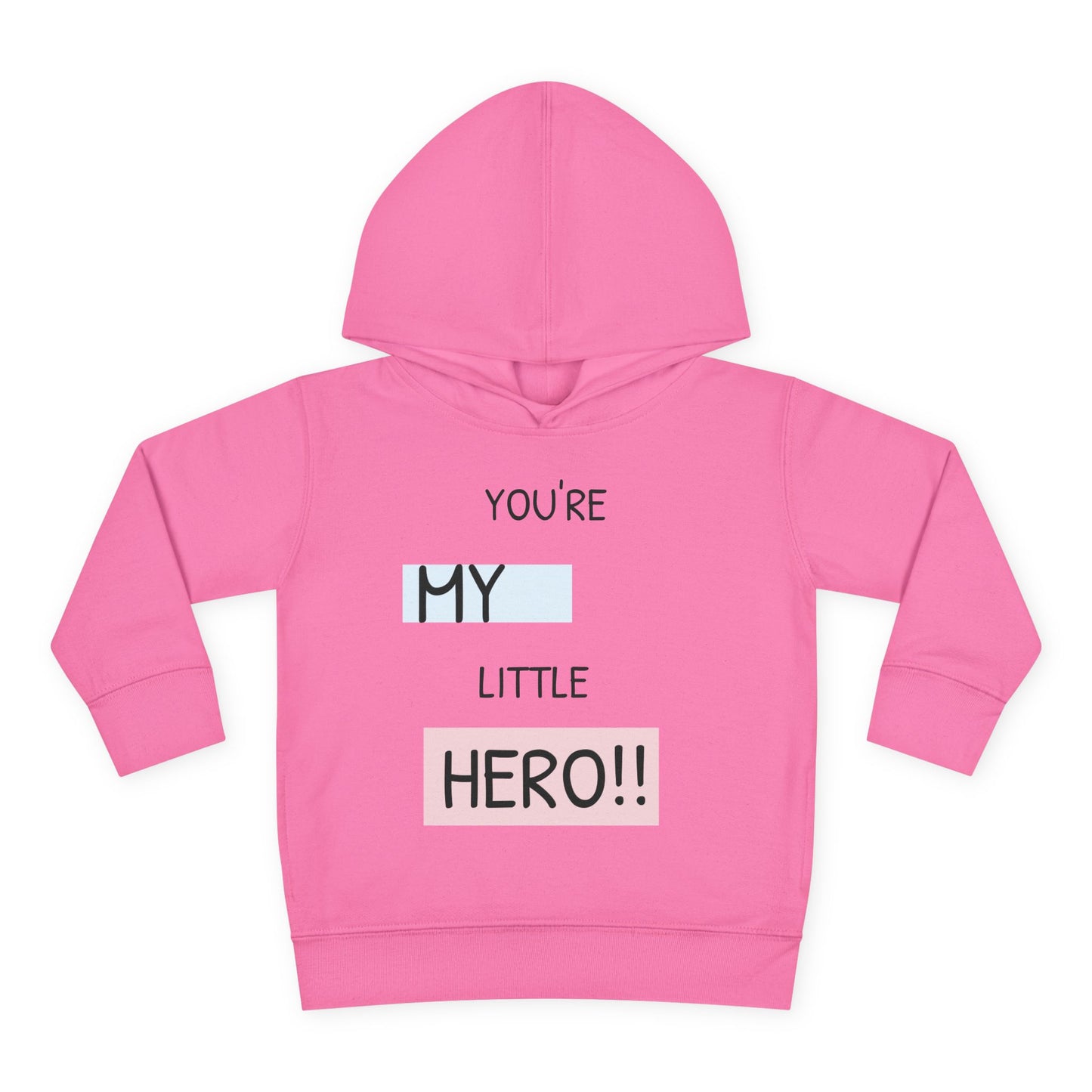 Toddler Hero Hoodie, Cute Kids Pullover, Fleece Hoodie for Boys and Girls, Kids Gift for Birthdays, Toddler Fashion