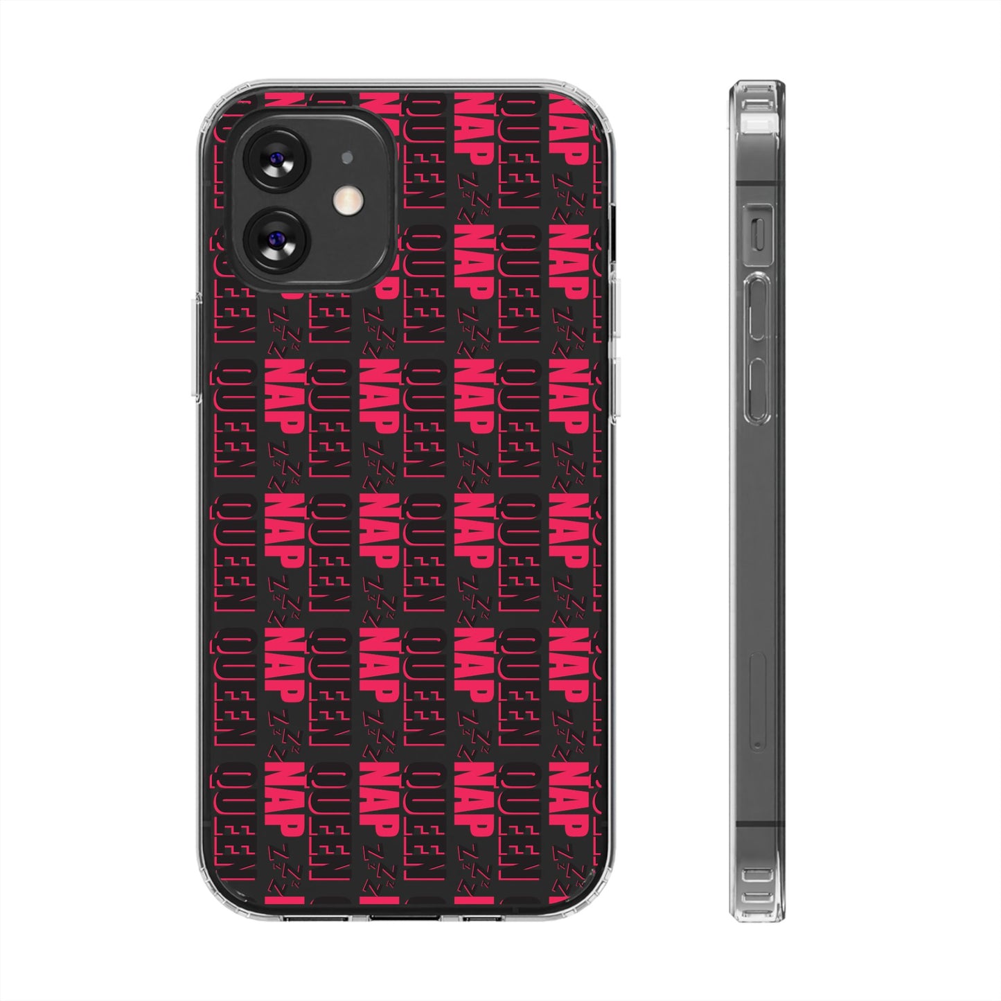 Clear Impact-Resistant Phone Case - Fun Nap Design, Phone Cover, Gift for Students, Trendy Accessories, Unique Birthday Gift, Holiday [...]