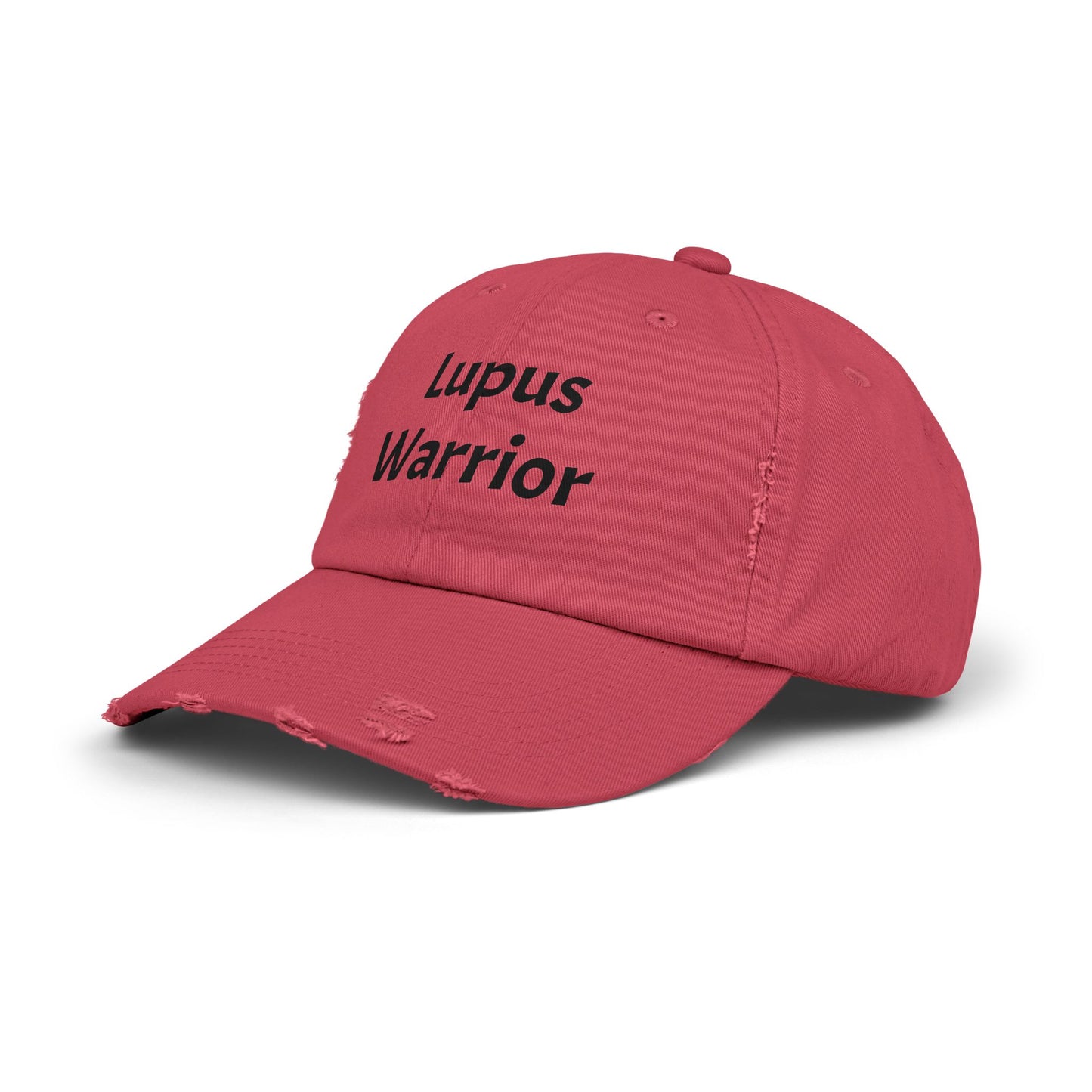 Unisex Distressed Cap for Lupus Warriors, Inspirational Hat for Awareness Events, Gift for Patients, Support Cap, Casual Accessory