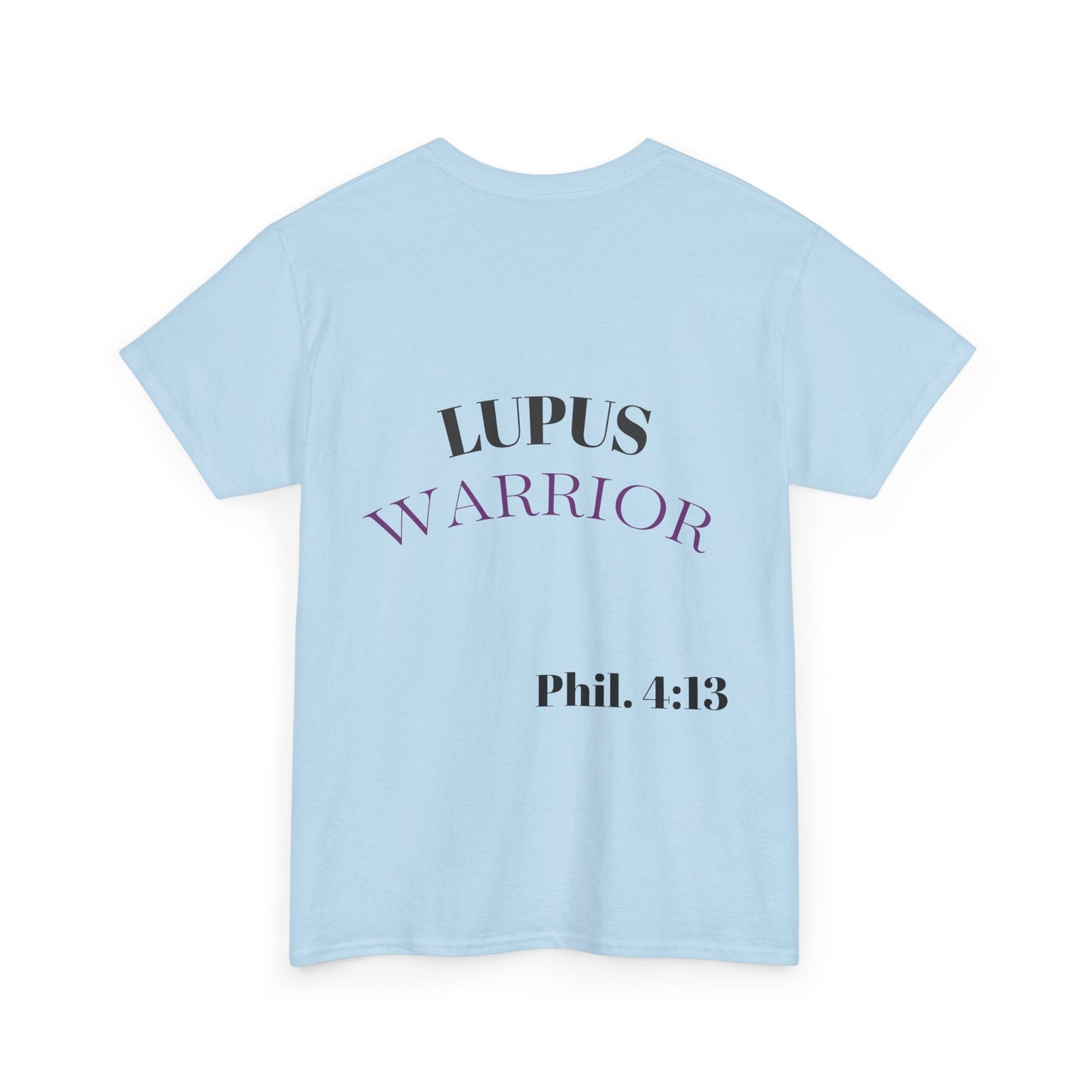 Purple Warrior Tee for Lupus Awareness, Unisex Cotton Shirt, Lupus Fighter Gift, Awareness Month Tee, Inspirational Shirt