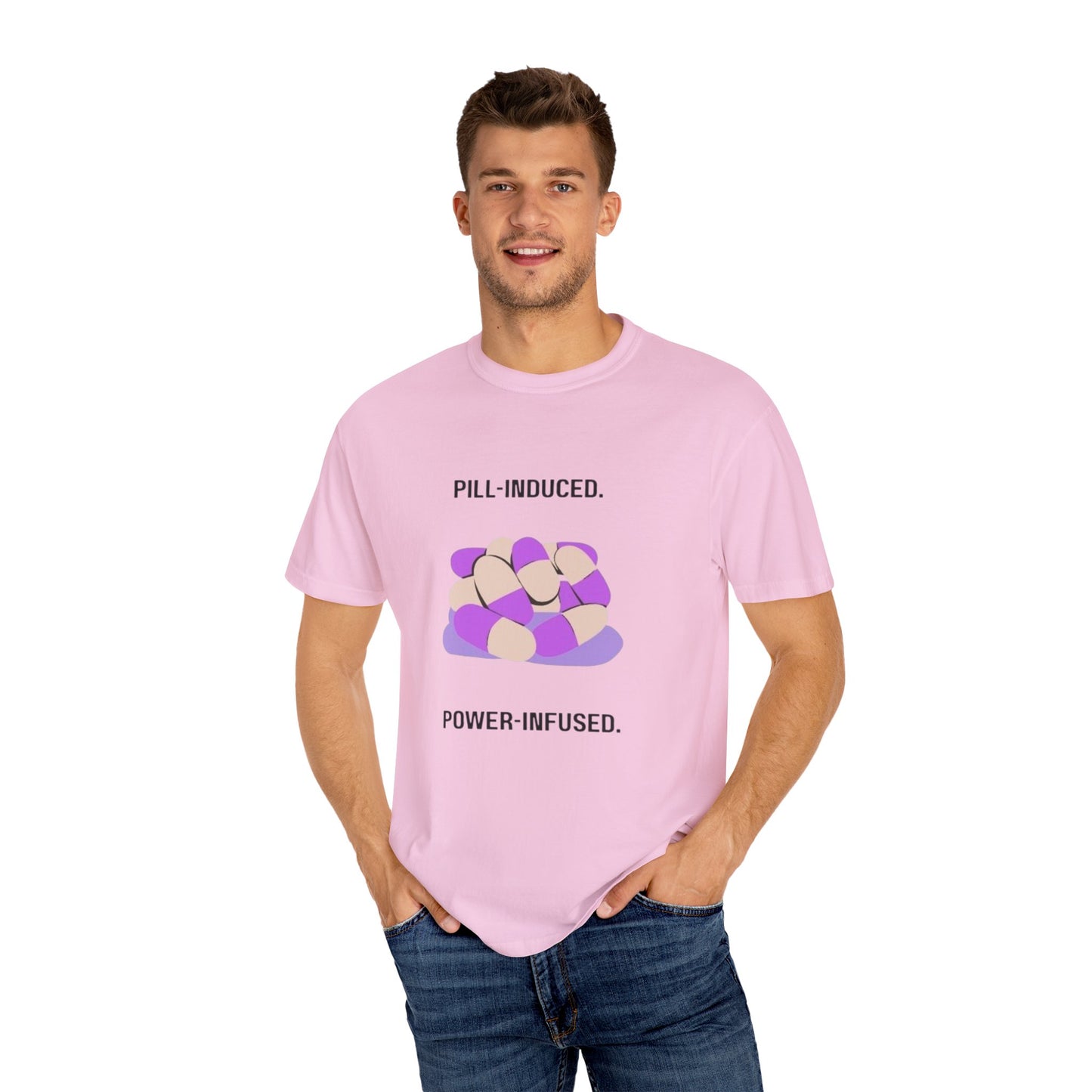 Lupus Awareness, Pill Induced, Unisex Garment-Dyed T-shirt