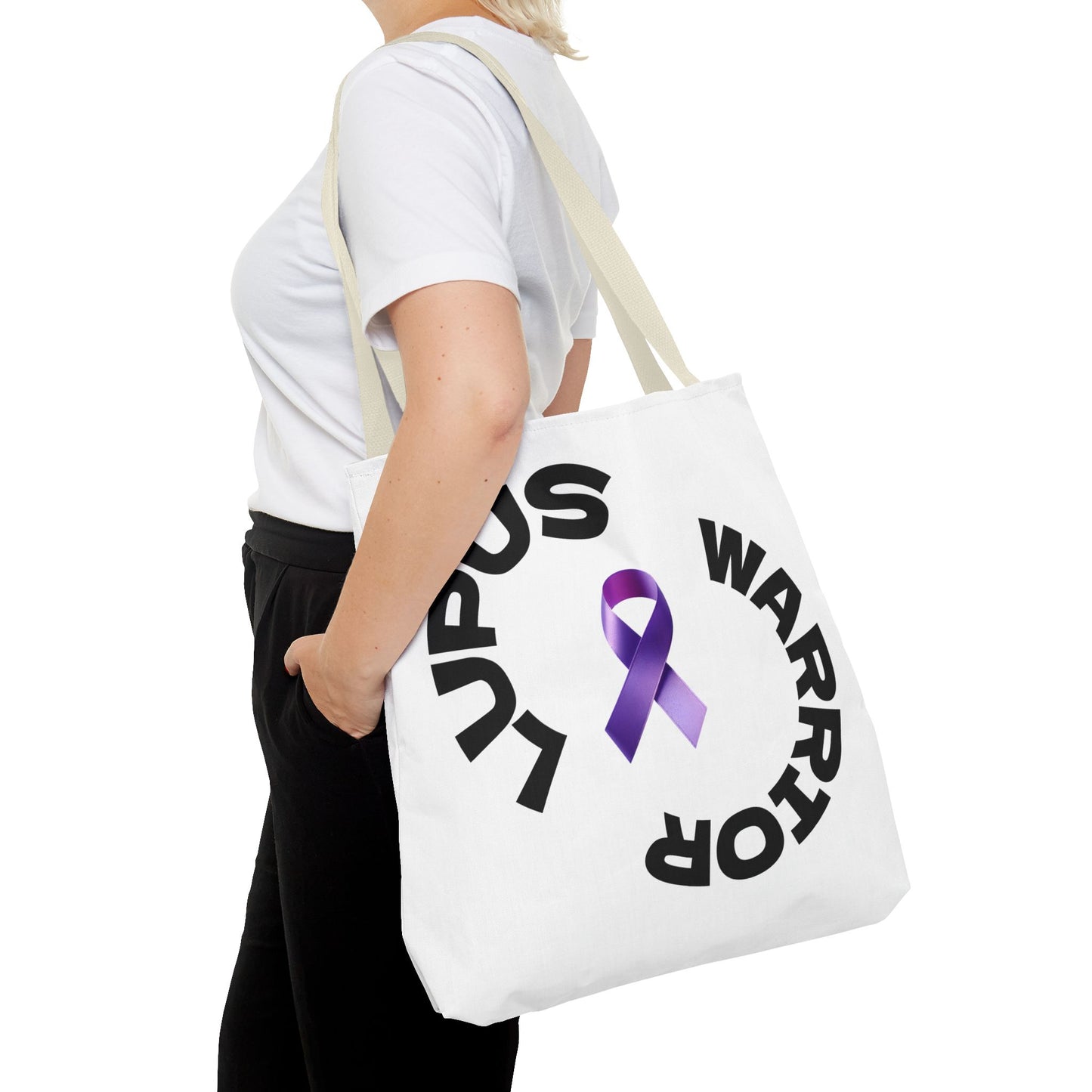 Empowering Lupus Warrior Tote Bag for Awareness, Durable Tote for Caregivers, Supportive Gift for Patients, Awareness Event Bag, [...]