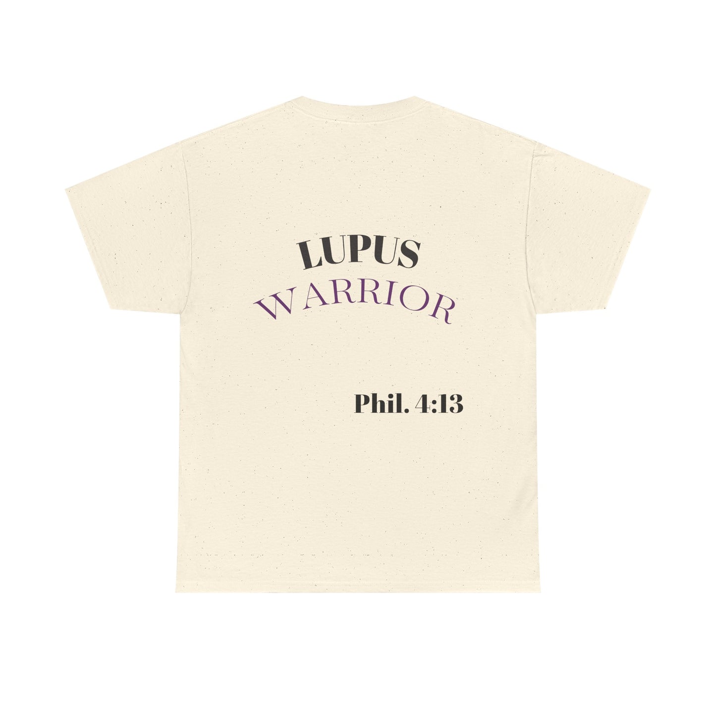 Purple Warrior Tee for Lupus Awareness, Unisex Cotton Shirt, Lupus Fighter Gift, Awareness Month Tee, Inspirational Shirt