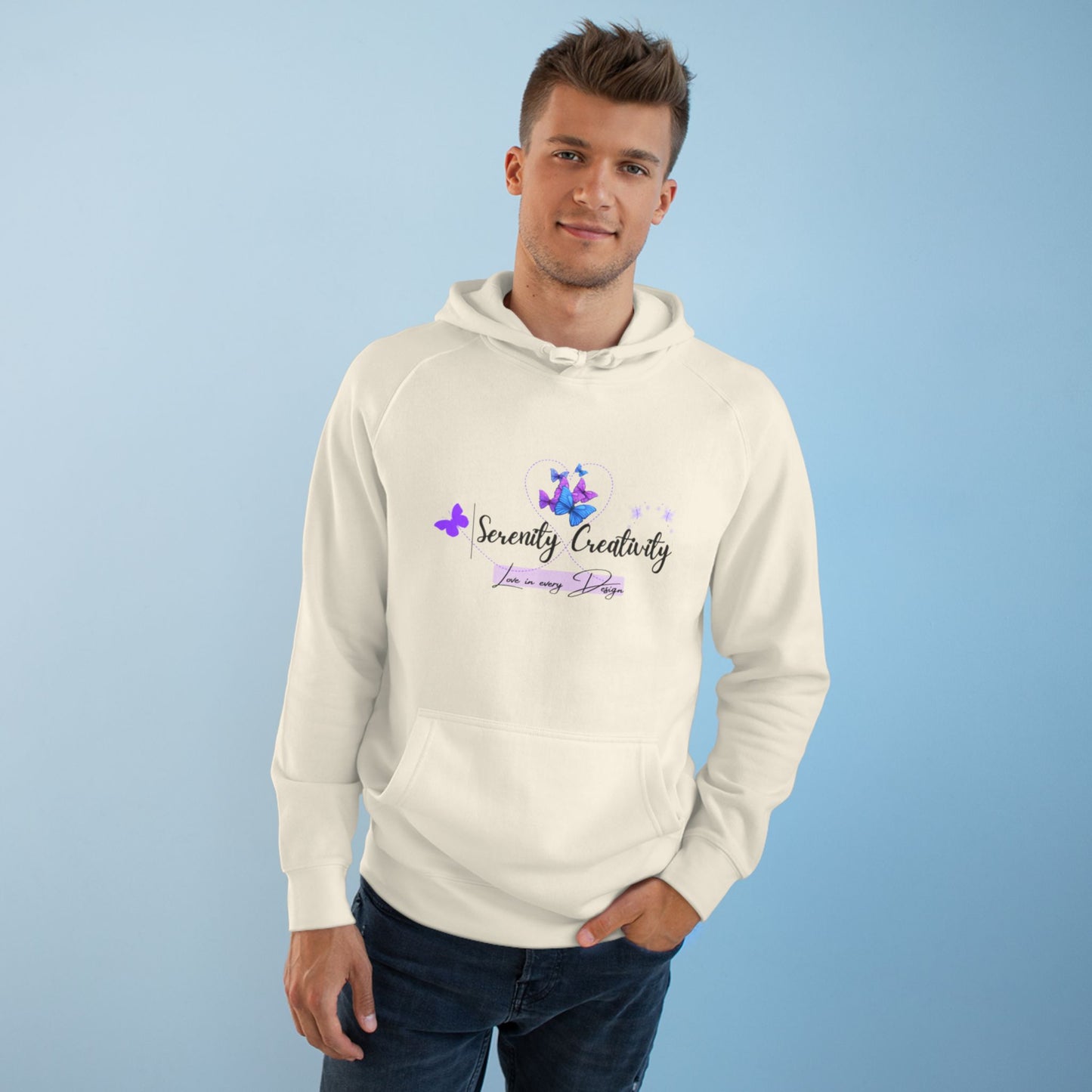 Creative Serenity Unisex Hoodie, Inspirational Gift, Cozy Sweatshirt, Comfortable Apparel, Ideal for Relaxation, Artsy Vibes