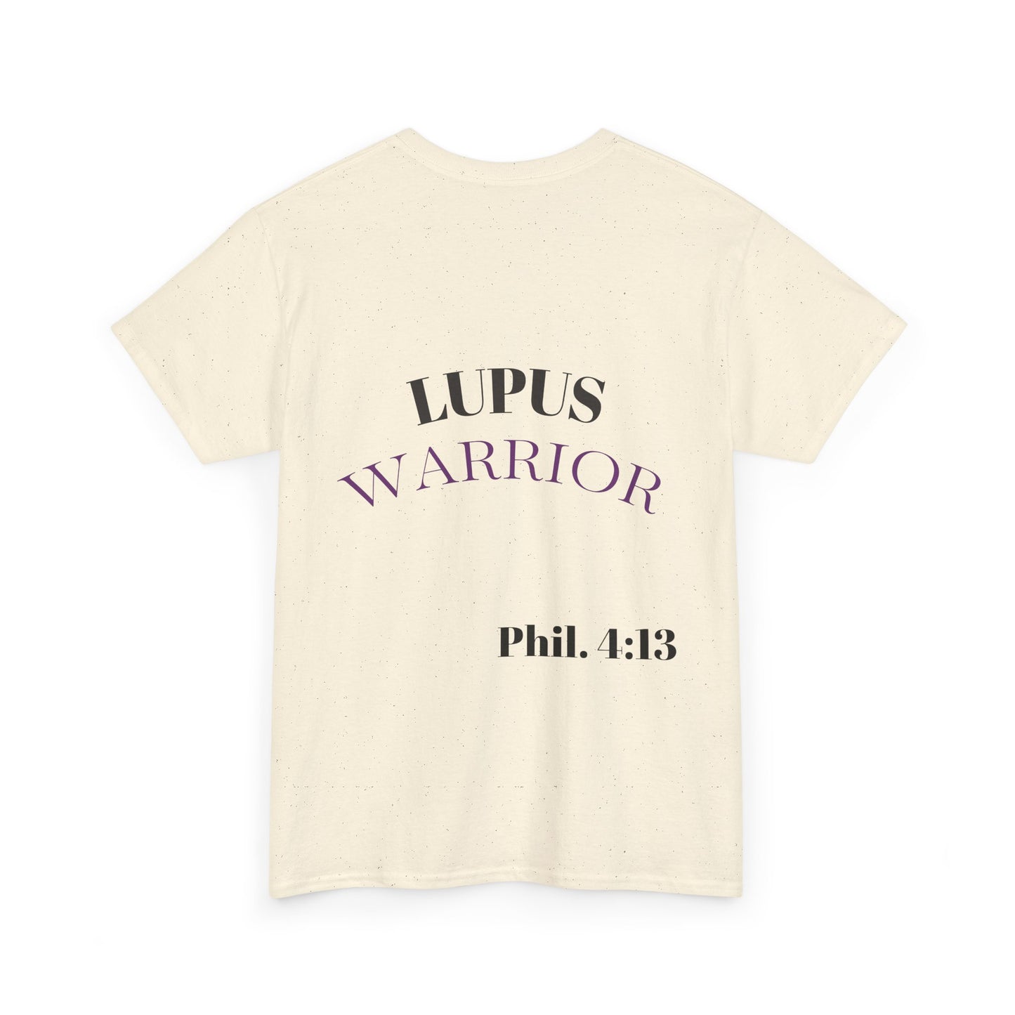 Purple Warrior Tee for Lupus Awareness, Unisex Cotton Shirt, Lupus Fighter Gift, Awareness Month Tee, Inspirational Shirt