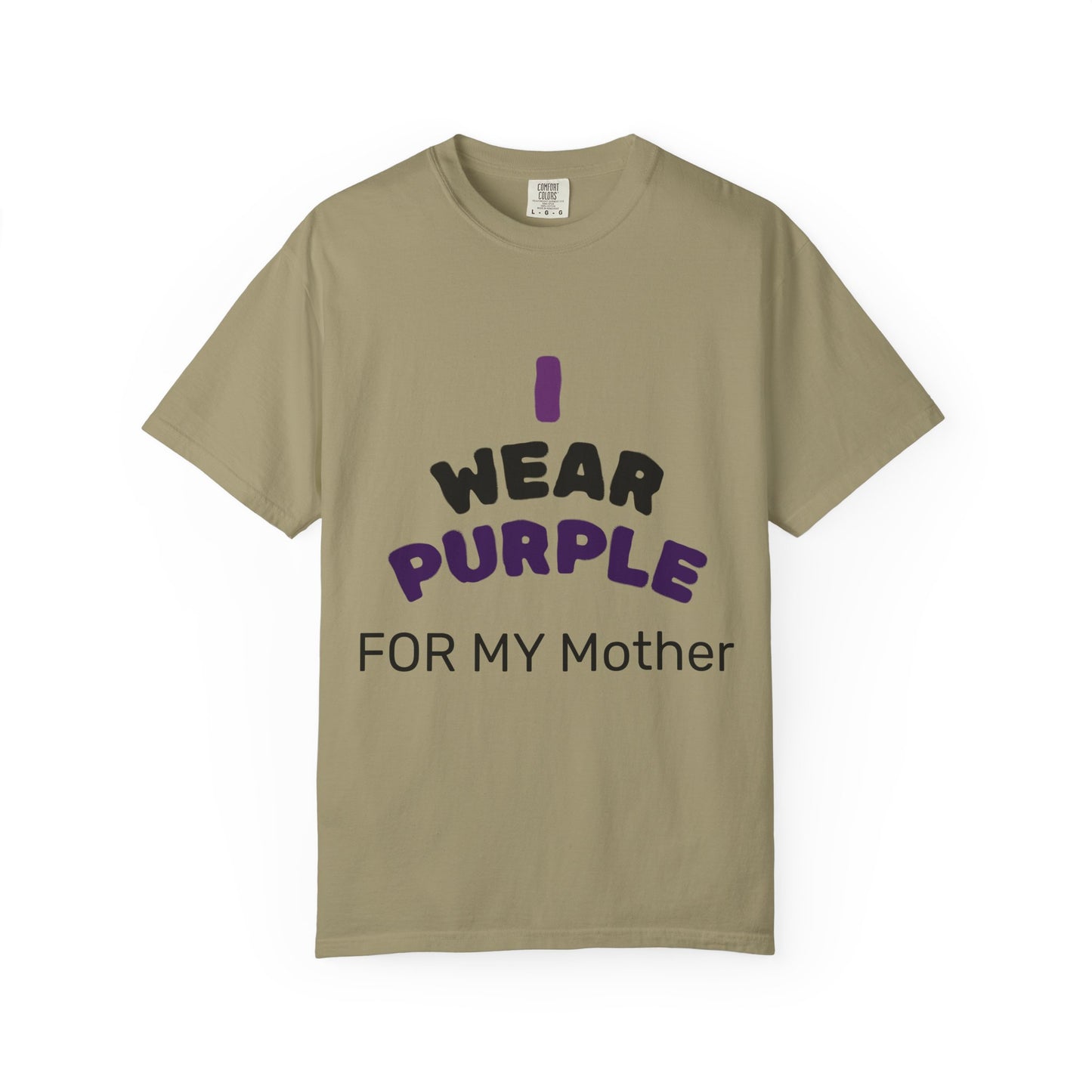 For Mom Purple T-Shirt for Awareness, Gift for Mom, Family Reunion, Cancer Support Apparel, Comfortable Casual Wear