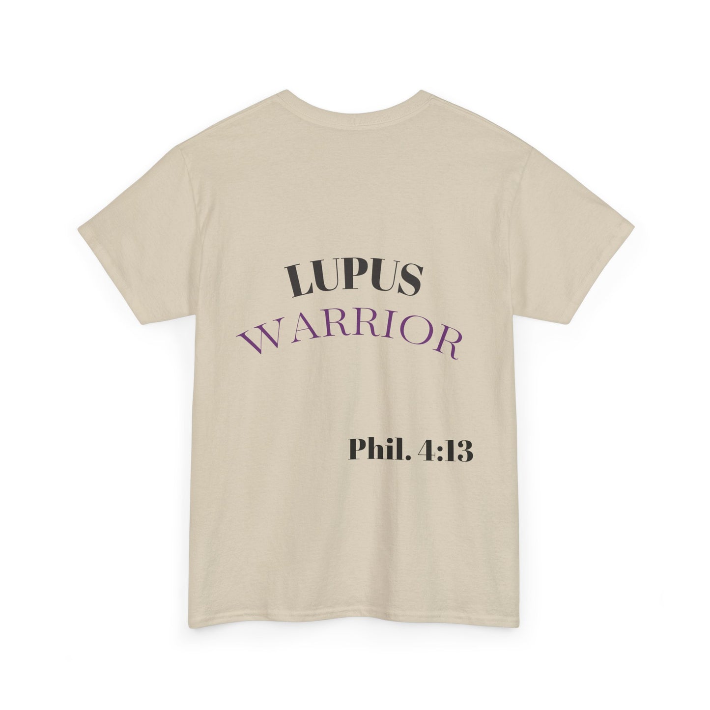 Purple Warrior Tee for Lupus Awareness, Unisex Cotton Shirt, Lupus Fighter Gift, Awareness Month Tee, Inspirational Shirt