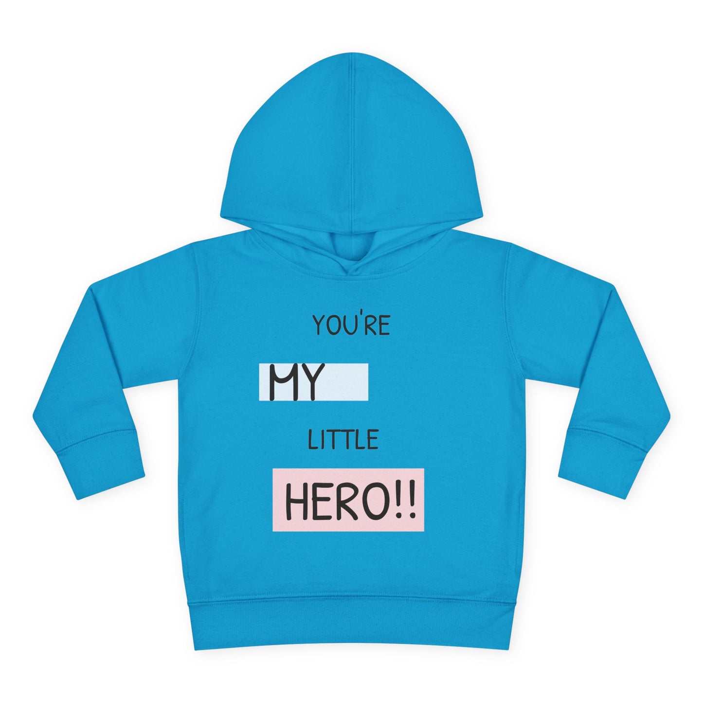Toddler Hero Hoodie, Cute Kids Pullover, Fleece Hoodie for Boys and Girls, Kids Gift for Birthdays, Toddler Fashion