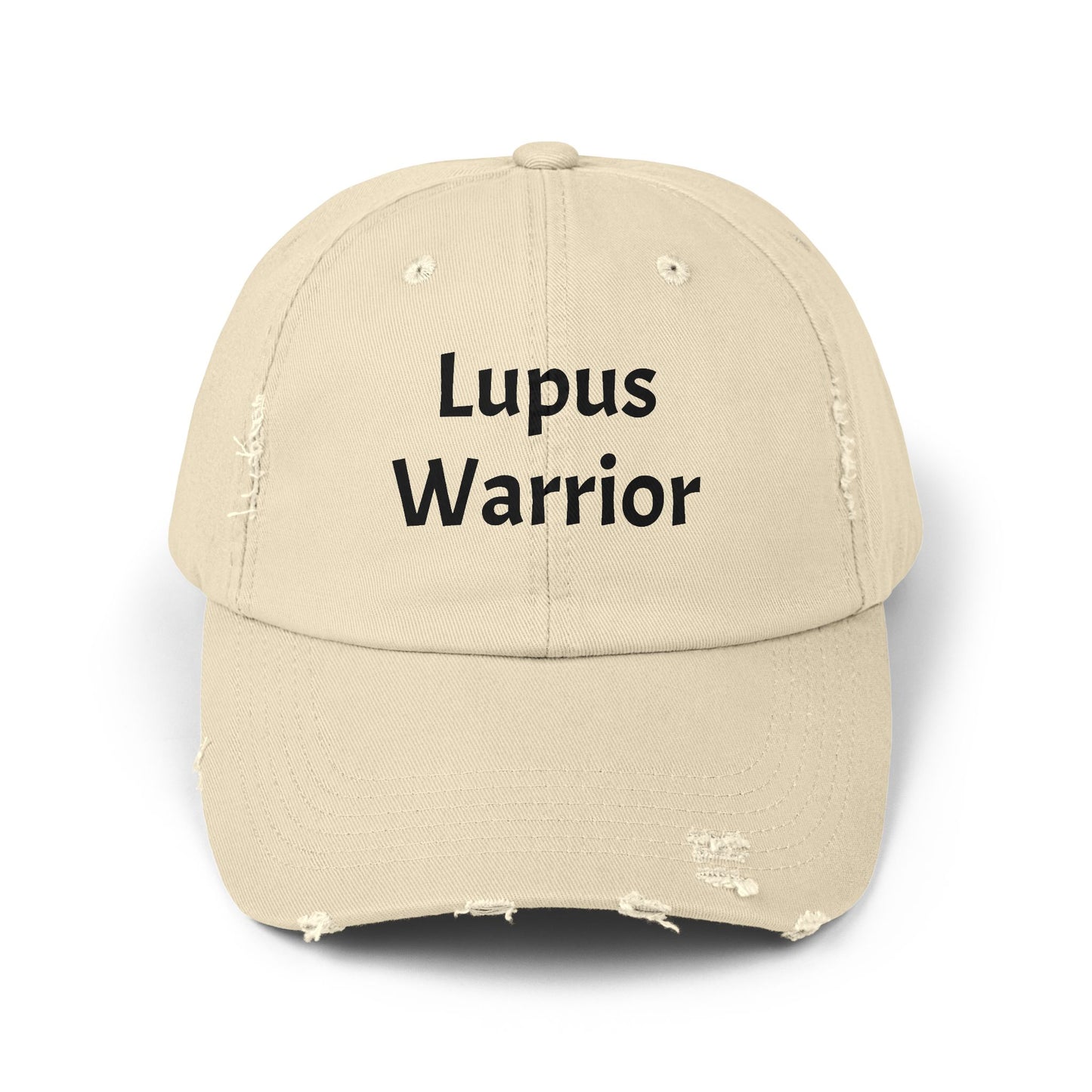 Unisex Distressed Cap for Lupus Warriors, Inspirational Hat for Awareness Events, Gift for Patients, Support Cap, Casual Accessory