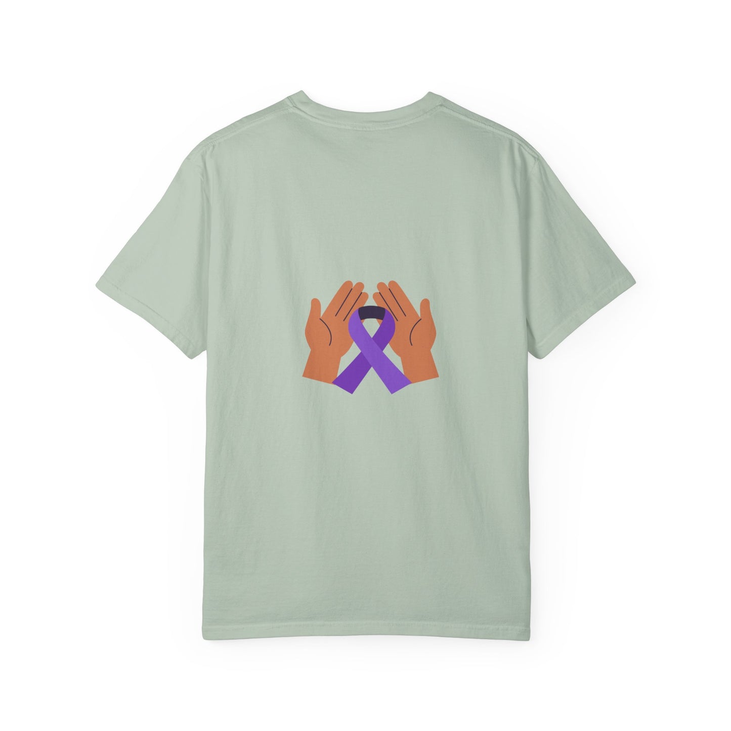For Mom Purple T-Shirt for Awareness, Gift for Mom, Family Reunion, Cancer Support Apparel, Comfortable Casual Wear
