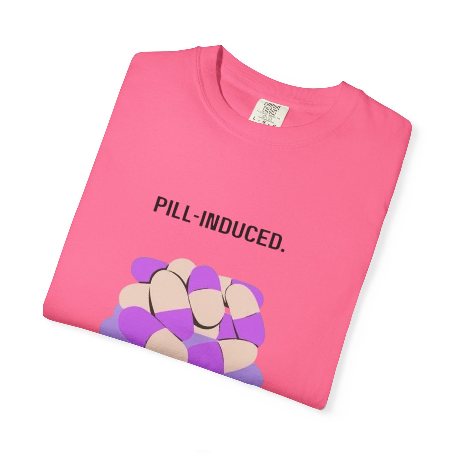 Lupus Awareness, Pill Induced, Unisex Garment-Dyed T-shirt