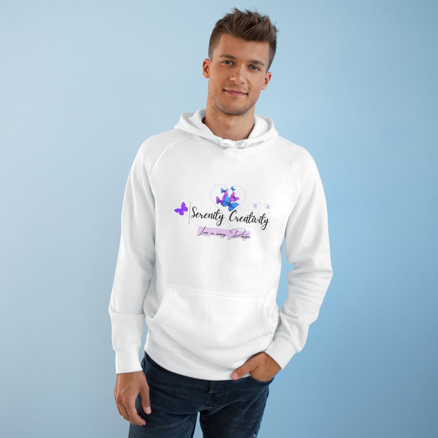 Creative Serenity Unisex Hoodie, Inspirational Gift, Cozy Sweatshirt, Comfortable Apparel, Ideal for Relaxation, Artsy Vibes