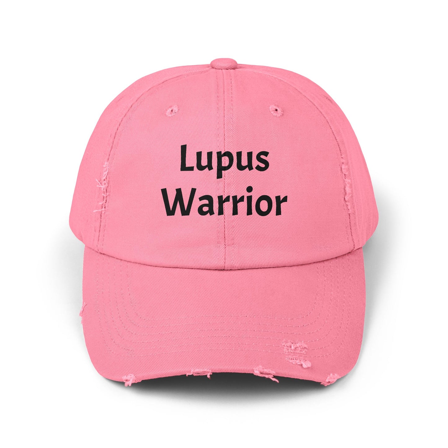 Unisex Distressed Cap for Lupus Warriors, Inspirational Hat for Awareness Events, Gift for Patients, Support Cap, Casual Accessory